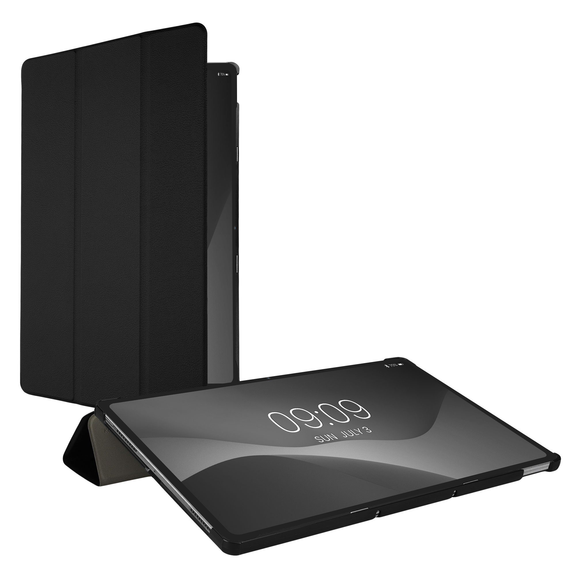 kwmobile Tablet-Hülle Hülle für Lenovo P12 (2023), Tablet Smart Cover Case Schutzhülle mit Ständer