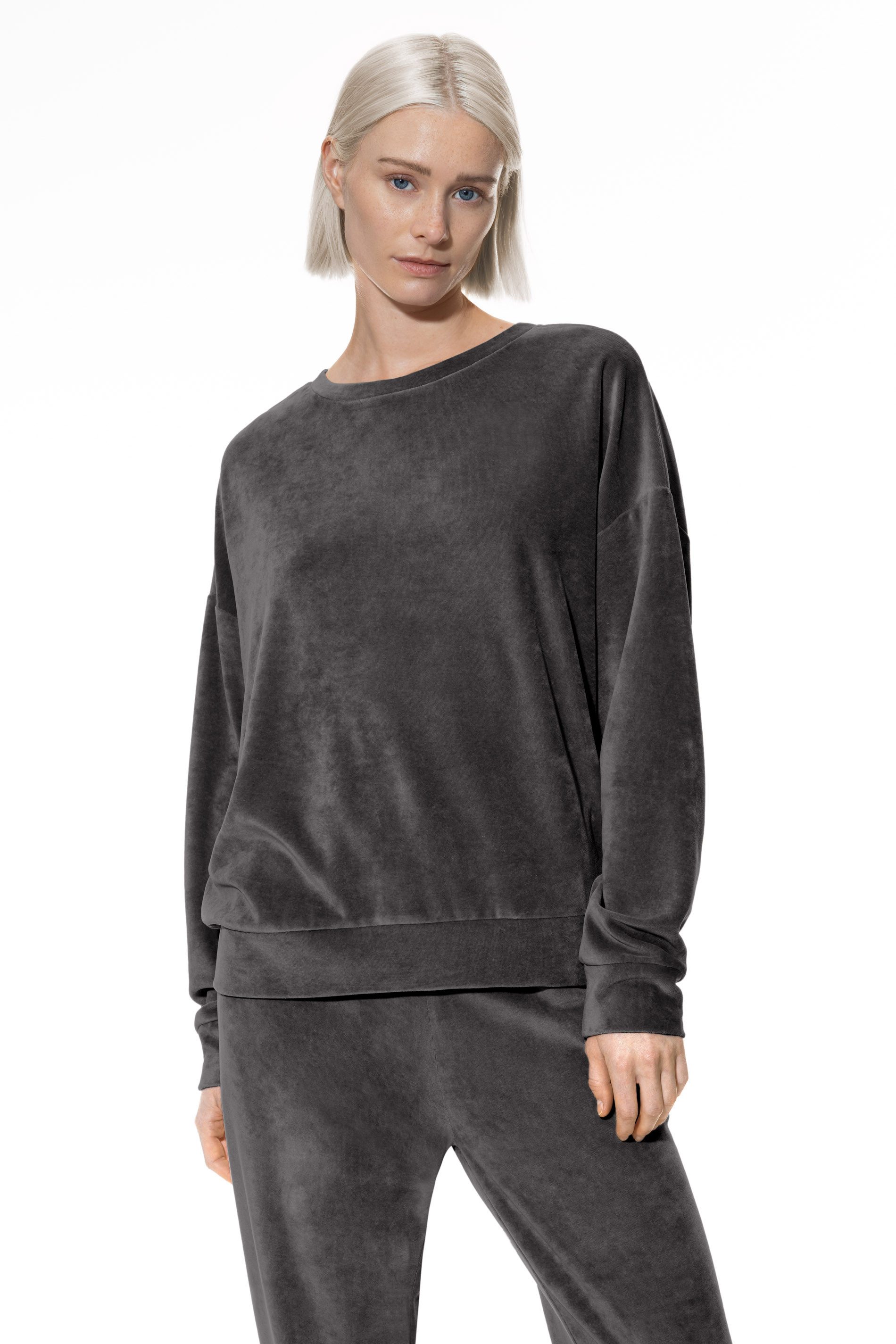 Mey Sweatshirt Mey Sweatshirt 1210021 Thunder Grey (1 Stück, 1-tlg., 1 Stück) feuchtigkeitsregulierend