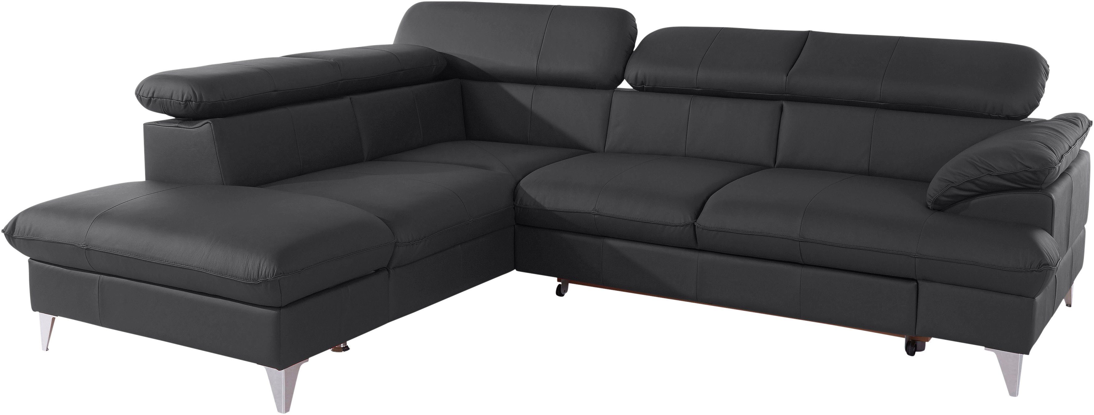 COTTA Ecksofa "Caluso L-Form", mit Kopfteilverstellung, wahlweise mit Bettf günstig online kaufen