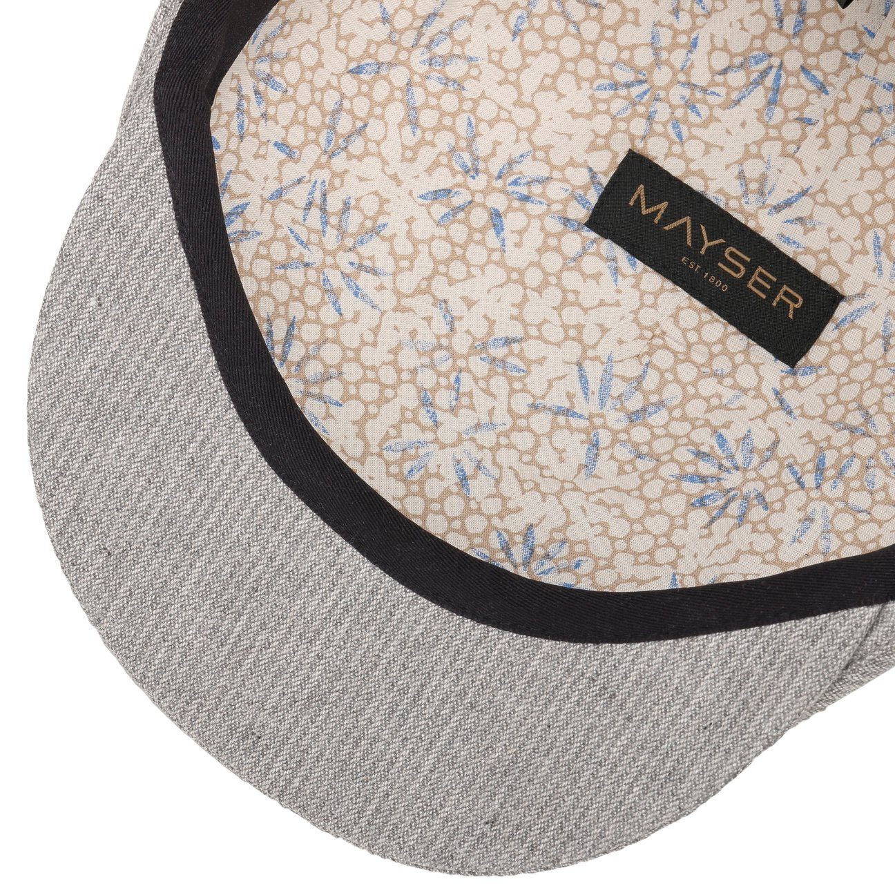 Mayser Flat Cap (1-St) Schirmmütze mit Schirm, Made in the EU
