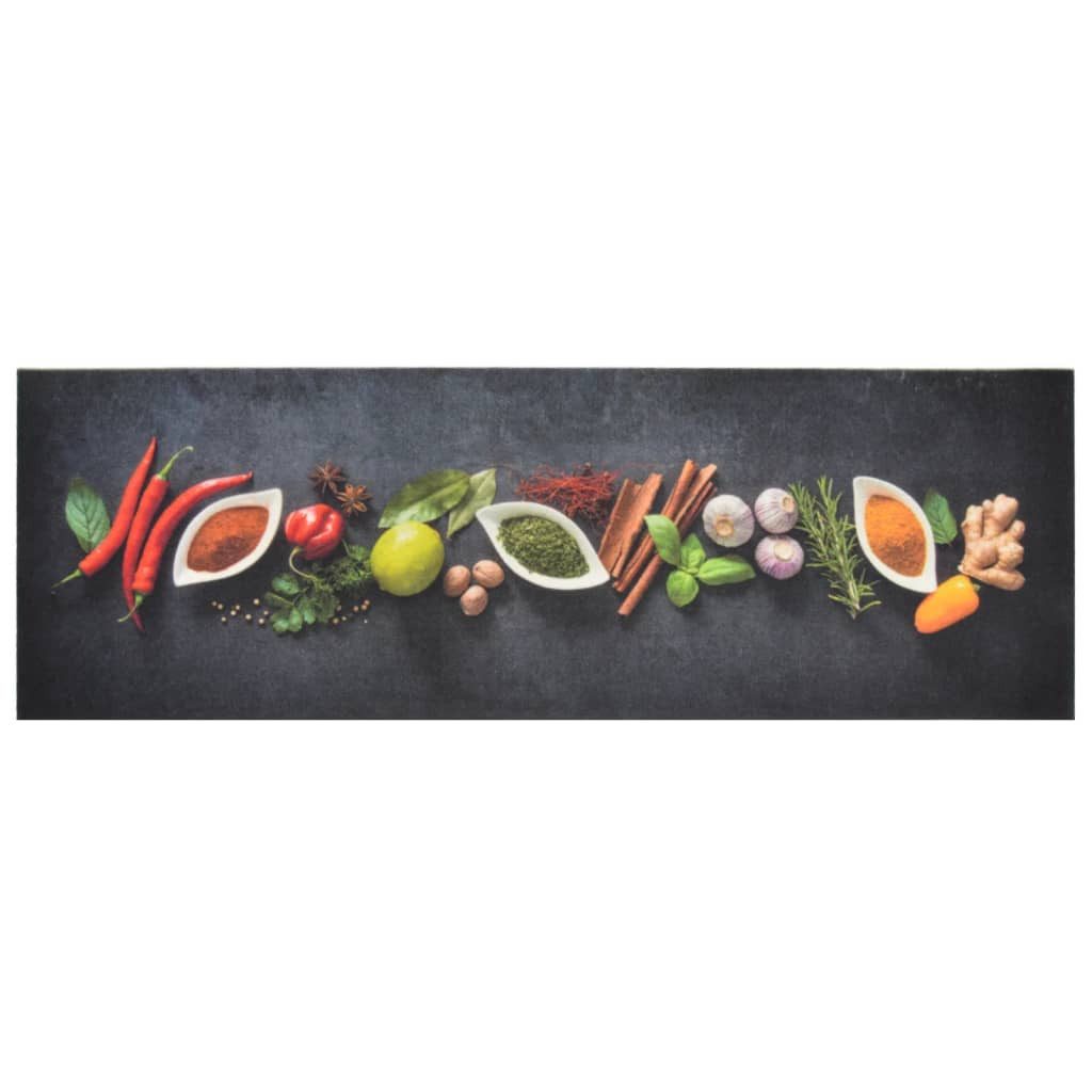 vidaXL Teppich, Küchenteppich Waschbar Gewürze 60x180 günstig online kaufen