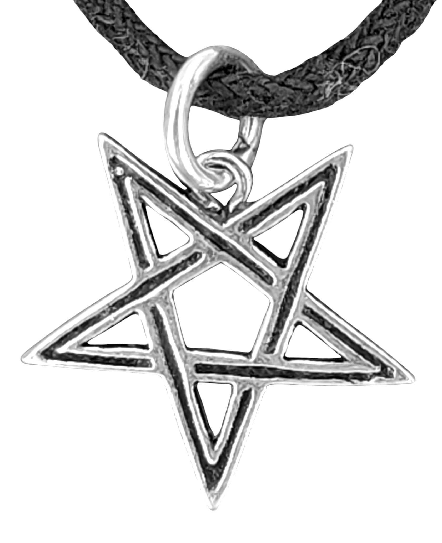 Kettenanhänger Si.51 Pentagramm Magie Luzifer Satan Teufel Drudenfuß