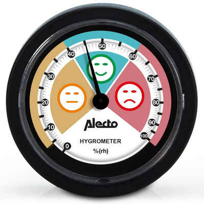 Alecto Hygrometer WS-05, (1-St., Hygrometer), effizient Luftfeuchtigkeit messen, Umweltfreundlich ohne Batterien