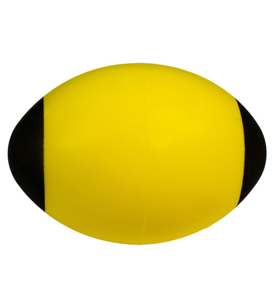 Power Shot Trainingshilfe Schaumstoffball Rugbyball 65x55cm gelb