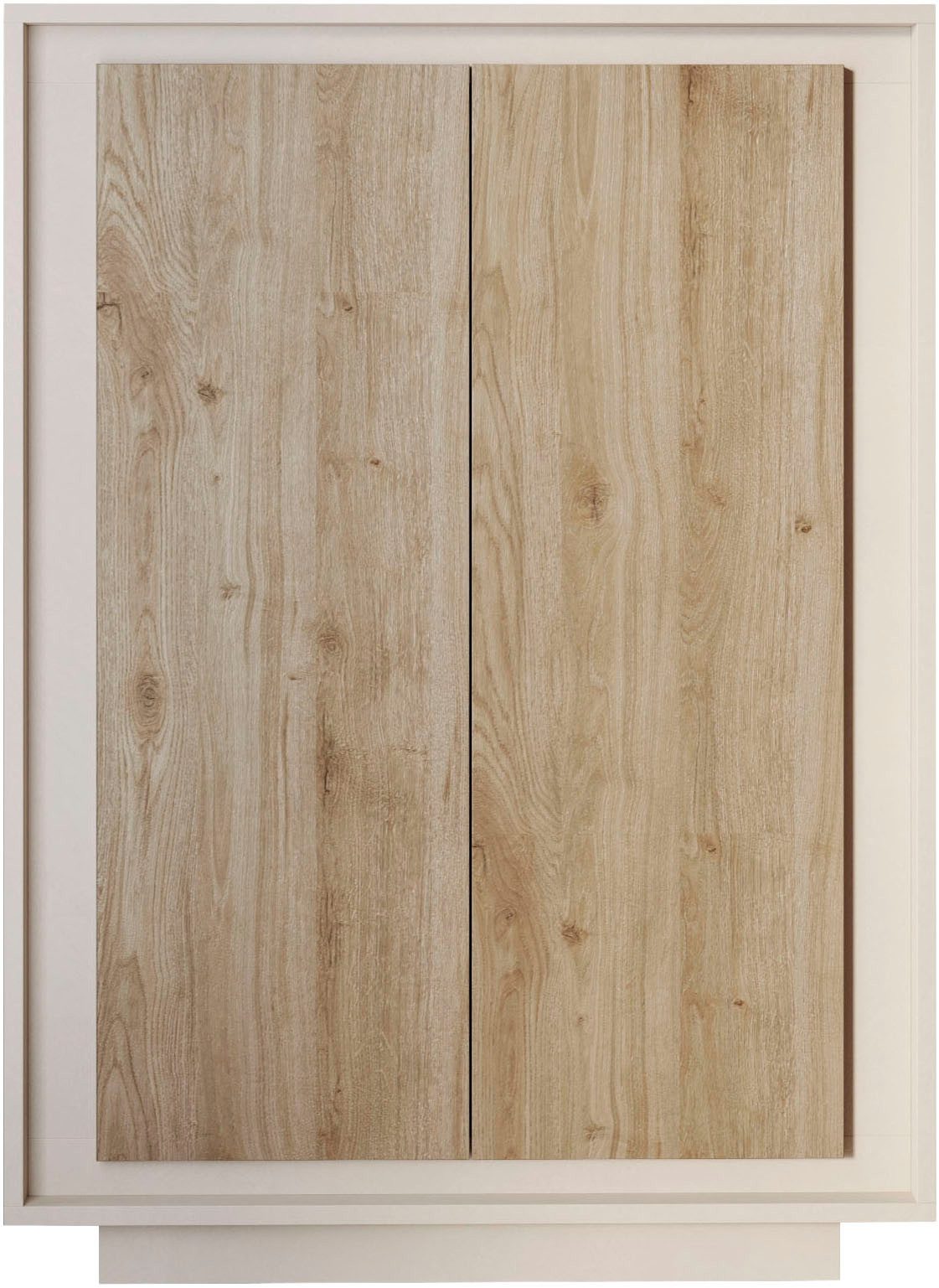 Home affaire Highboard Sky, B/H 106/171 cm, Stauraumschrank/Hochkommode, 2 Türen, Softclosing, Korpus & Front 22 mm stark, Rahmen-Optik