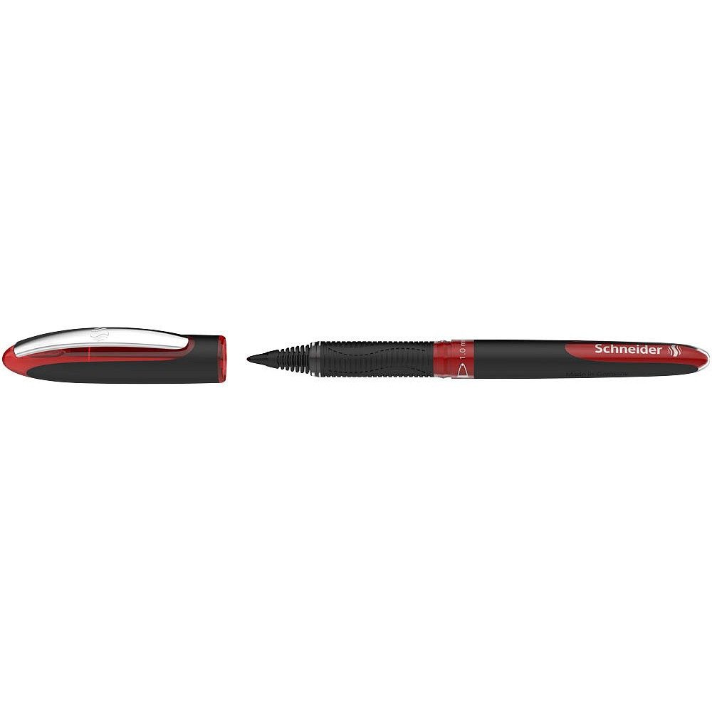 SCHNEIDER Sign Tintenroller schwarz 1,0 mm, Schreibfarbe: rot, 1 St. Tintenpatrone