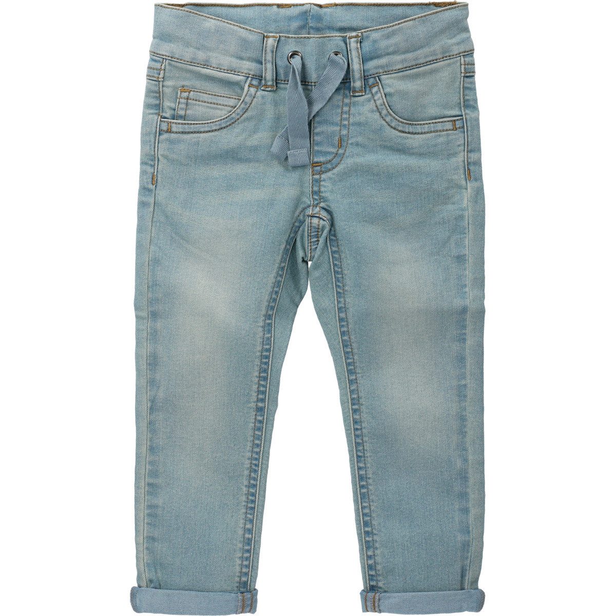 Villervalla Slim-fit-Jeans Light Wash Unisex Kinder (1-tlg) Hose, Denim, Pants, Freizeithose, Jeanshose
