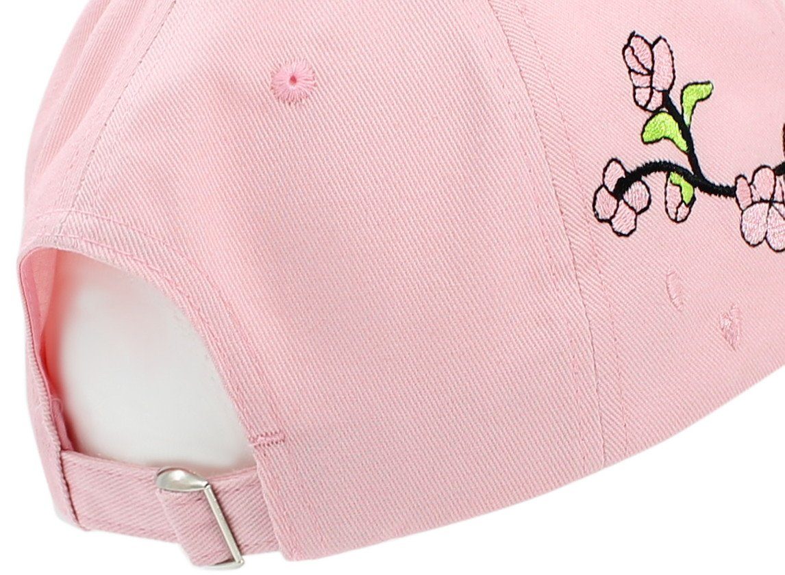 dy_mode Baseball Cap Sommerliche Damen Baseballkappe Frauen Schirmmütze Kappe Geblümt mit Schnalle-Verschluss