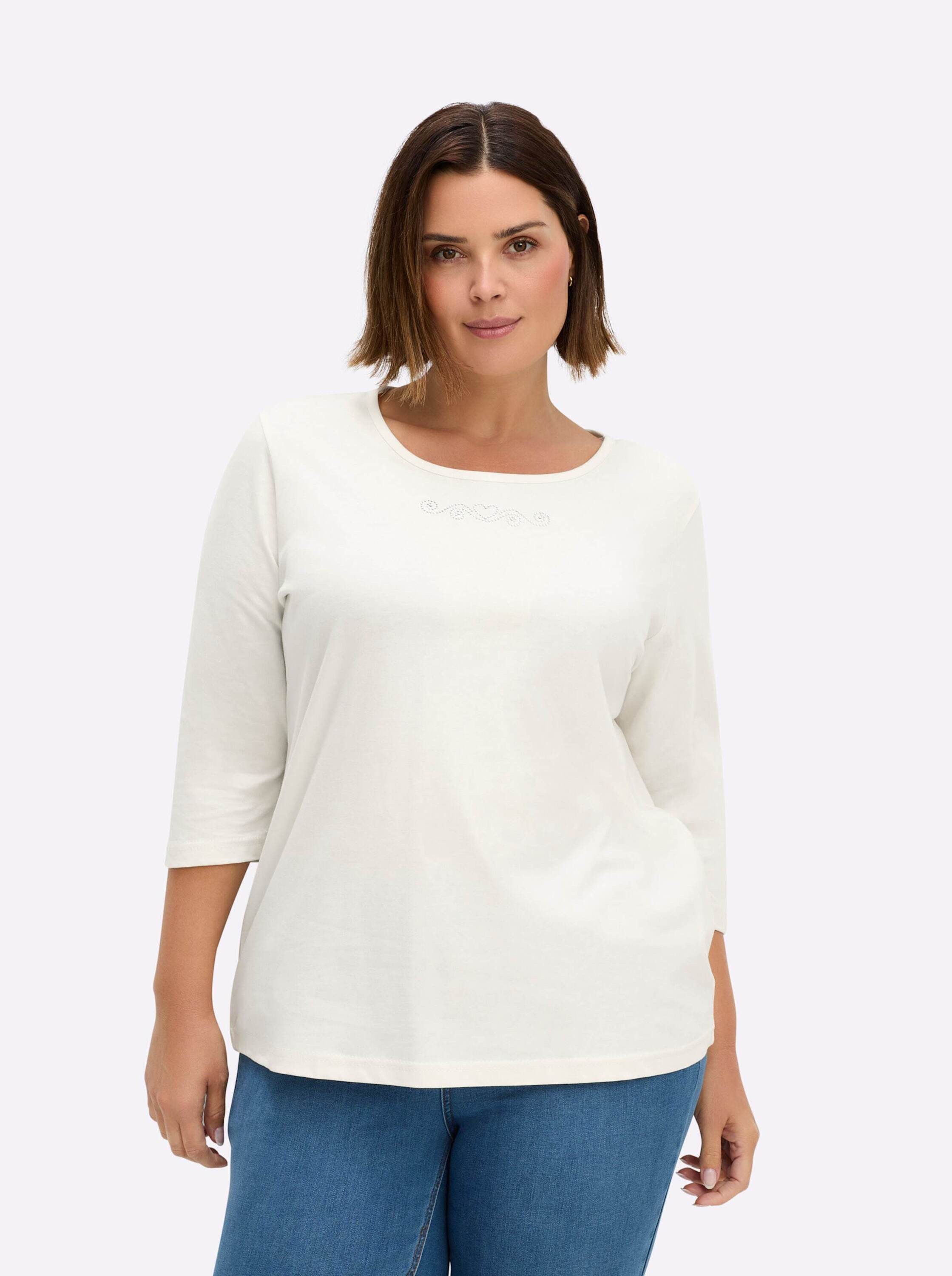 Sieh an! T-Shirt 3/4-Arm-Shirt 3/4-Arm günstig online kaufen
