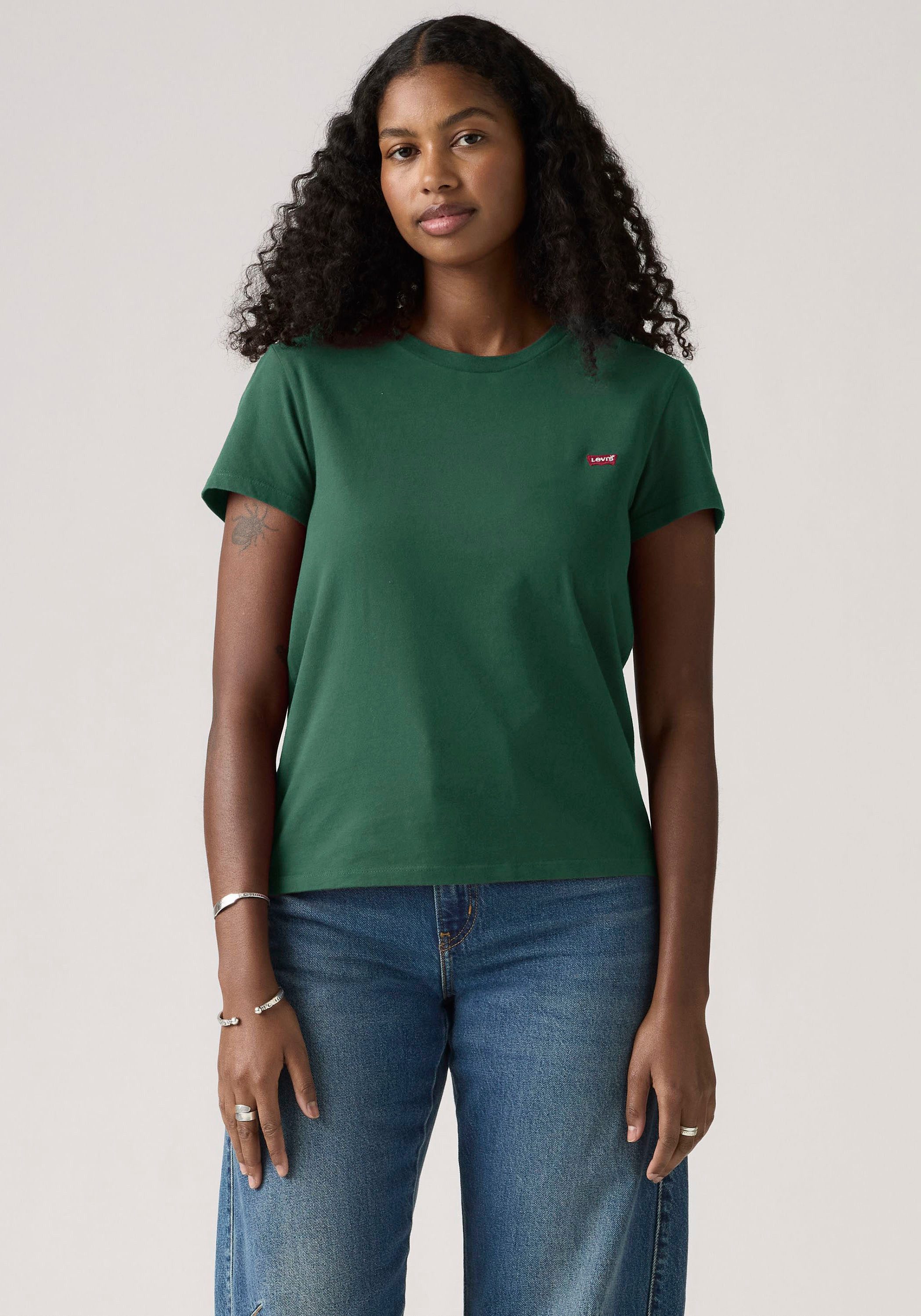 Levi's® T-Shirt TEE Minilogo mit kleiner Logostickerei