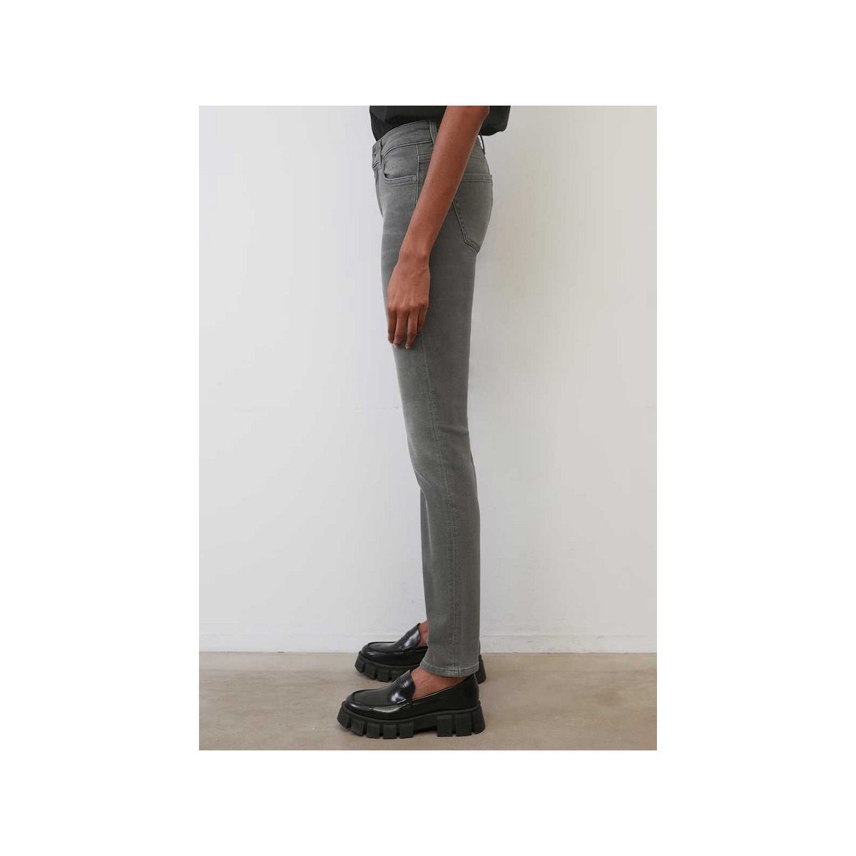Marc Slim-fit-Jeans Basic (1-tlg) grau O'Polo