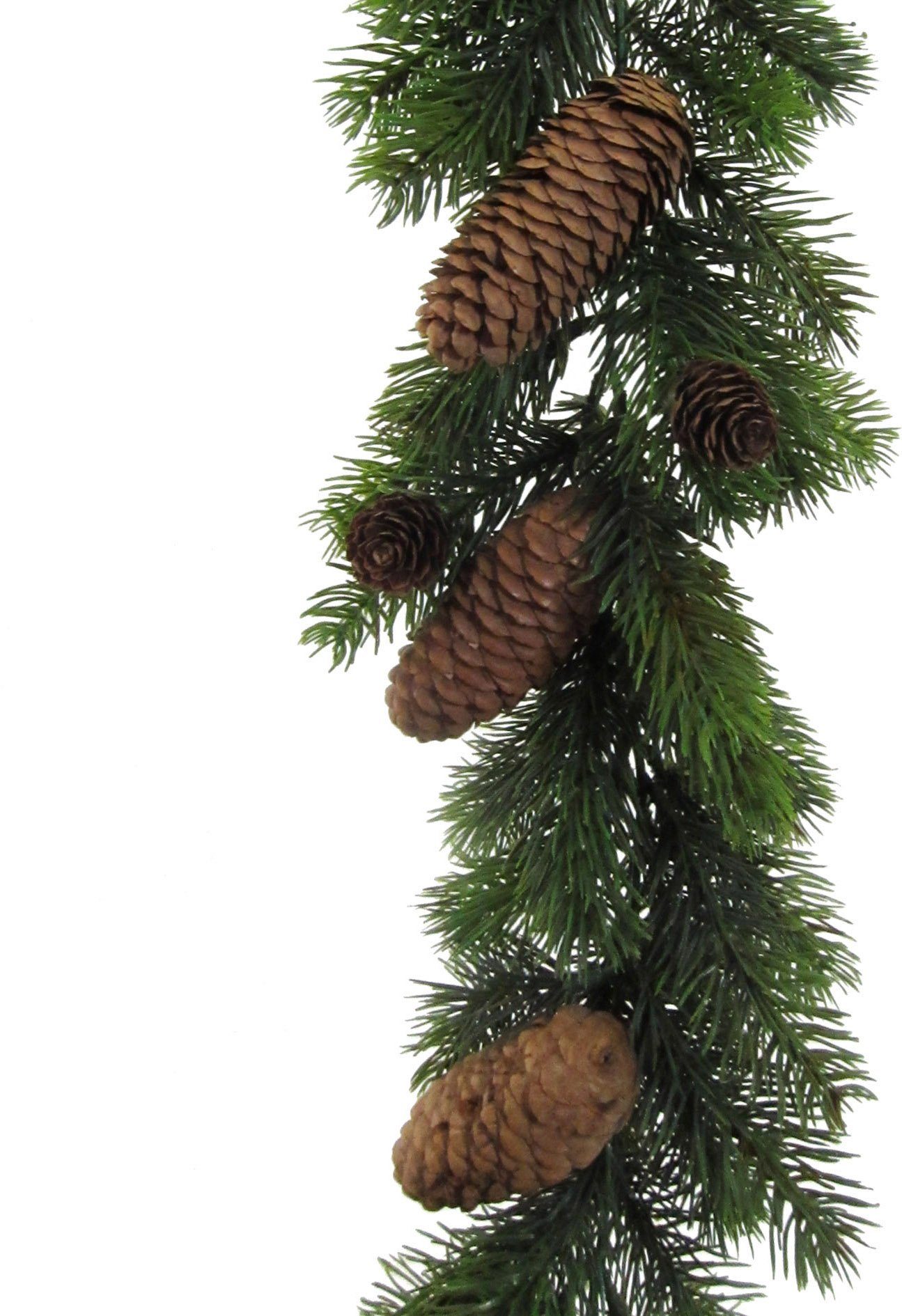 Winterliche Kunstpflanze Weihnachtsdeko, Weihnachtsgirlande Fichte, OTTO home, Girlande mit Zapfen, Länge 180 cm