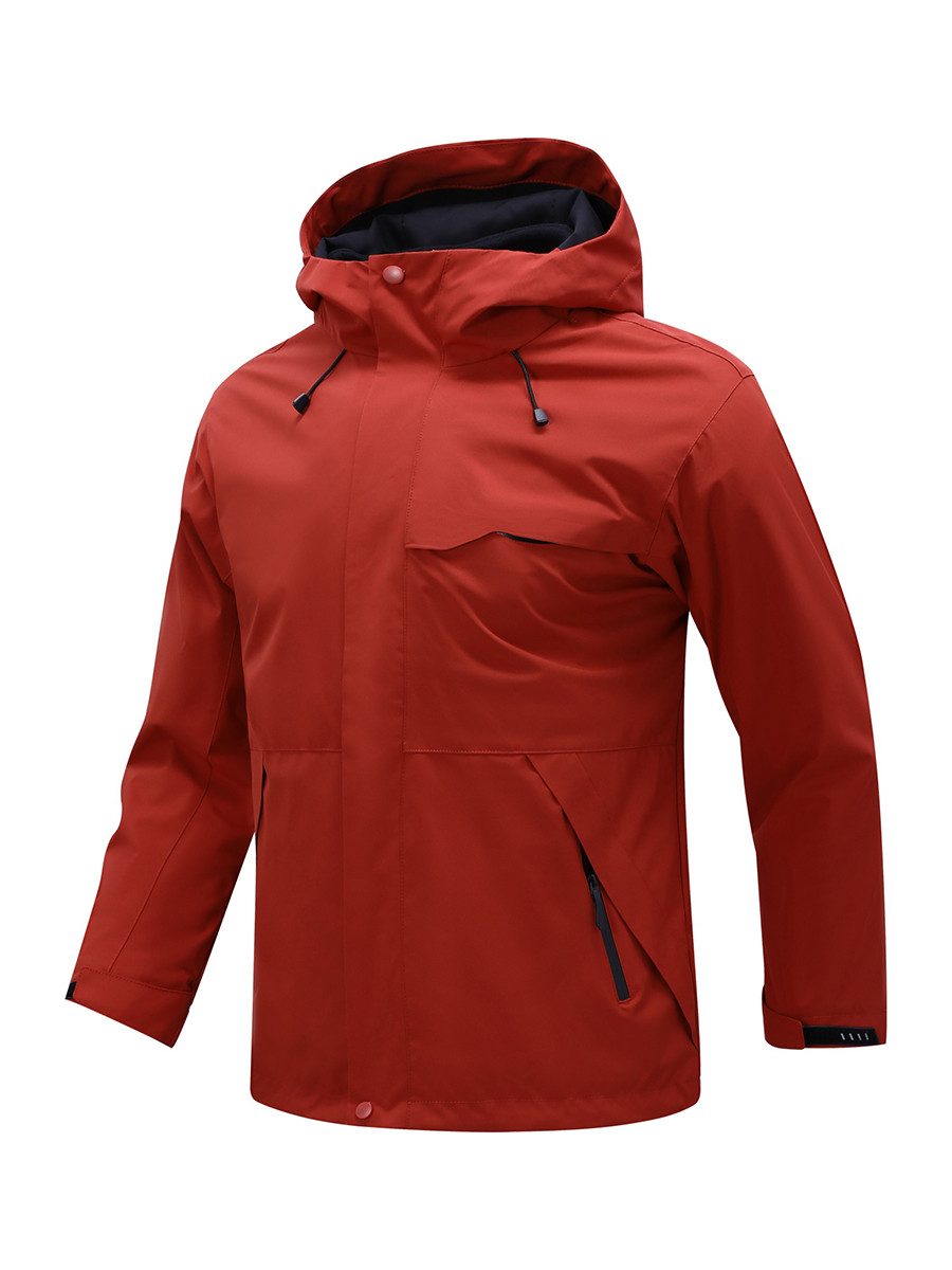 YOUTHUP 3-in-1-Funktionsjacke 3-in-1 wasser- und winddichte Übergangsjacke