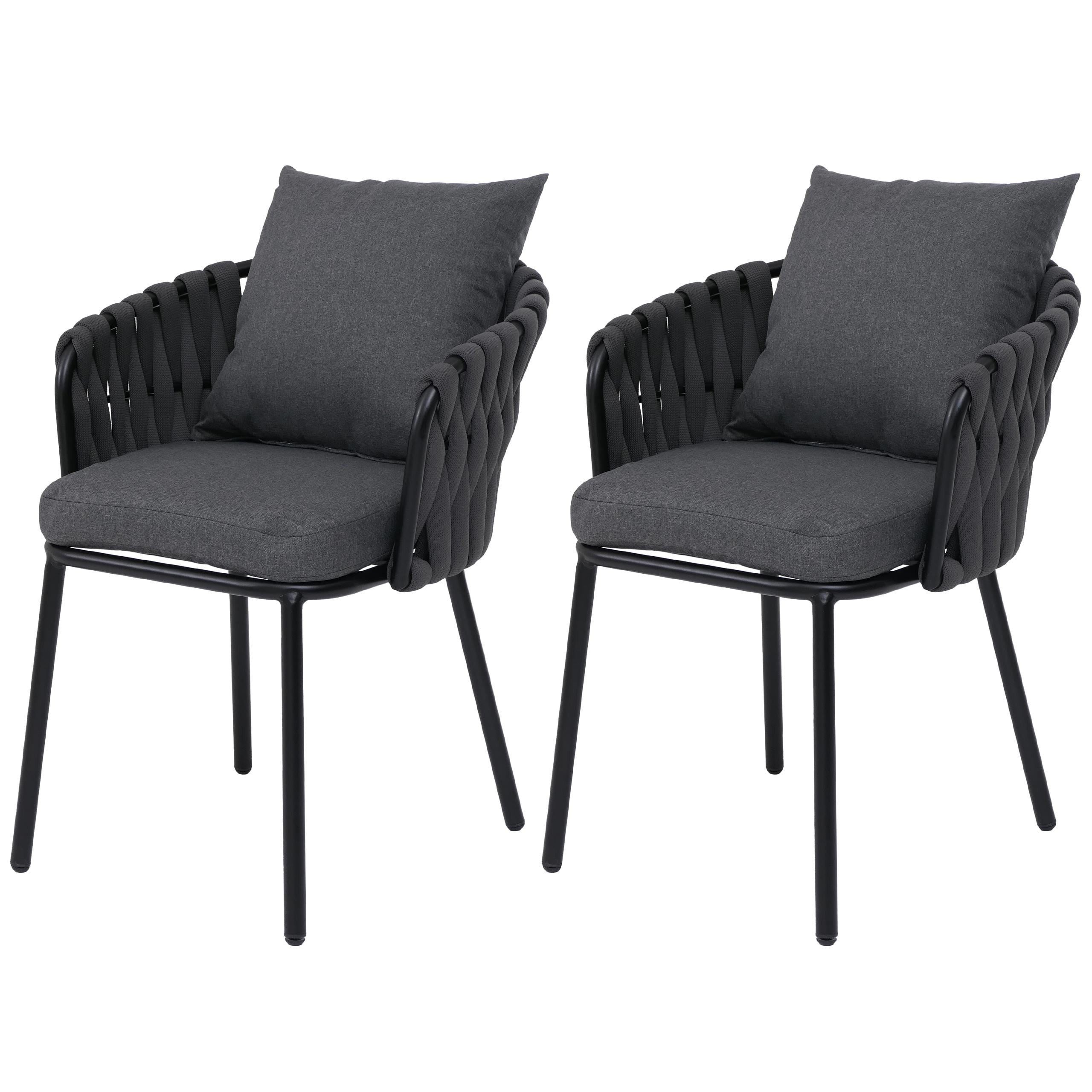 MCW Gartenstuhl MCW-P89 (Set), Hohe Stoffqualität 180 g/m², Bezug waschbar bei maximal 40°