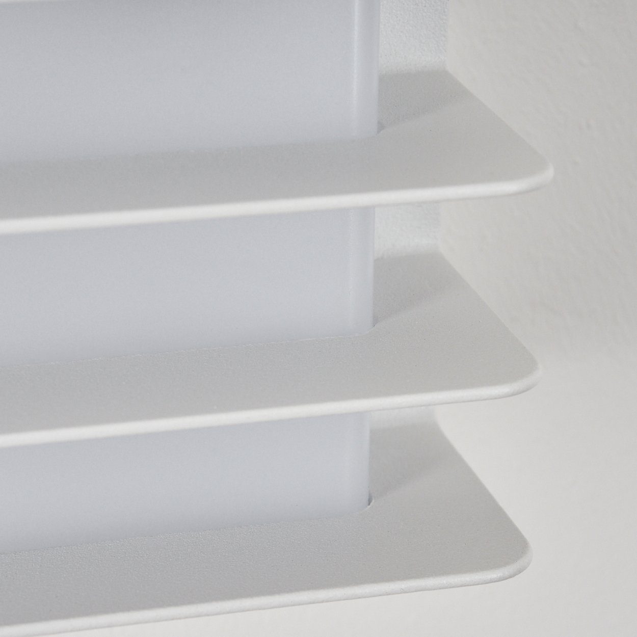 Wandleuchte hofstein LED Weiß, 14,5 Wandlampe Außen-Wandleuchte moderne 3000 in 700 für wechselbar, aus LED Watt, Balkon/Terrasse, IP54 Lumen, Kelvin, Metall/Kunststoff