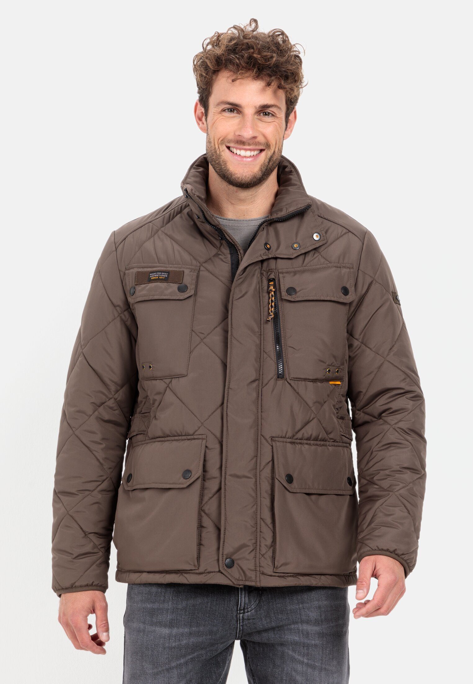 Funktionsjacke mit Rautensteppung