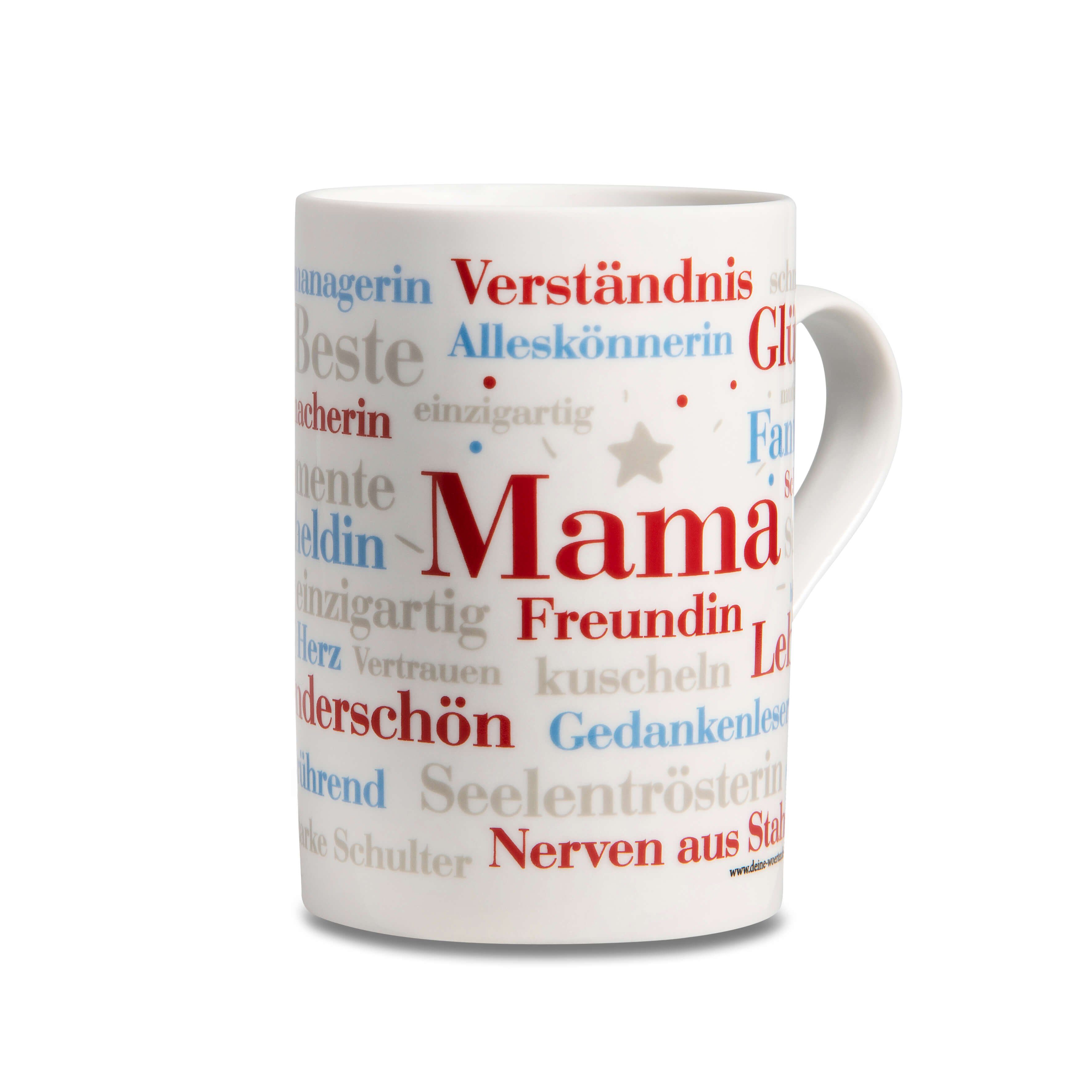 Mama, Wörter Tasse Deine Porzellan Kaffeebecher