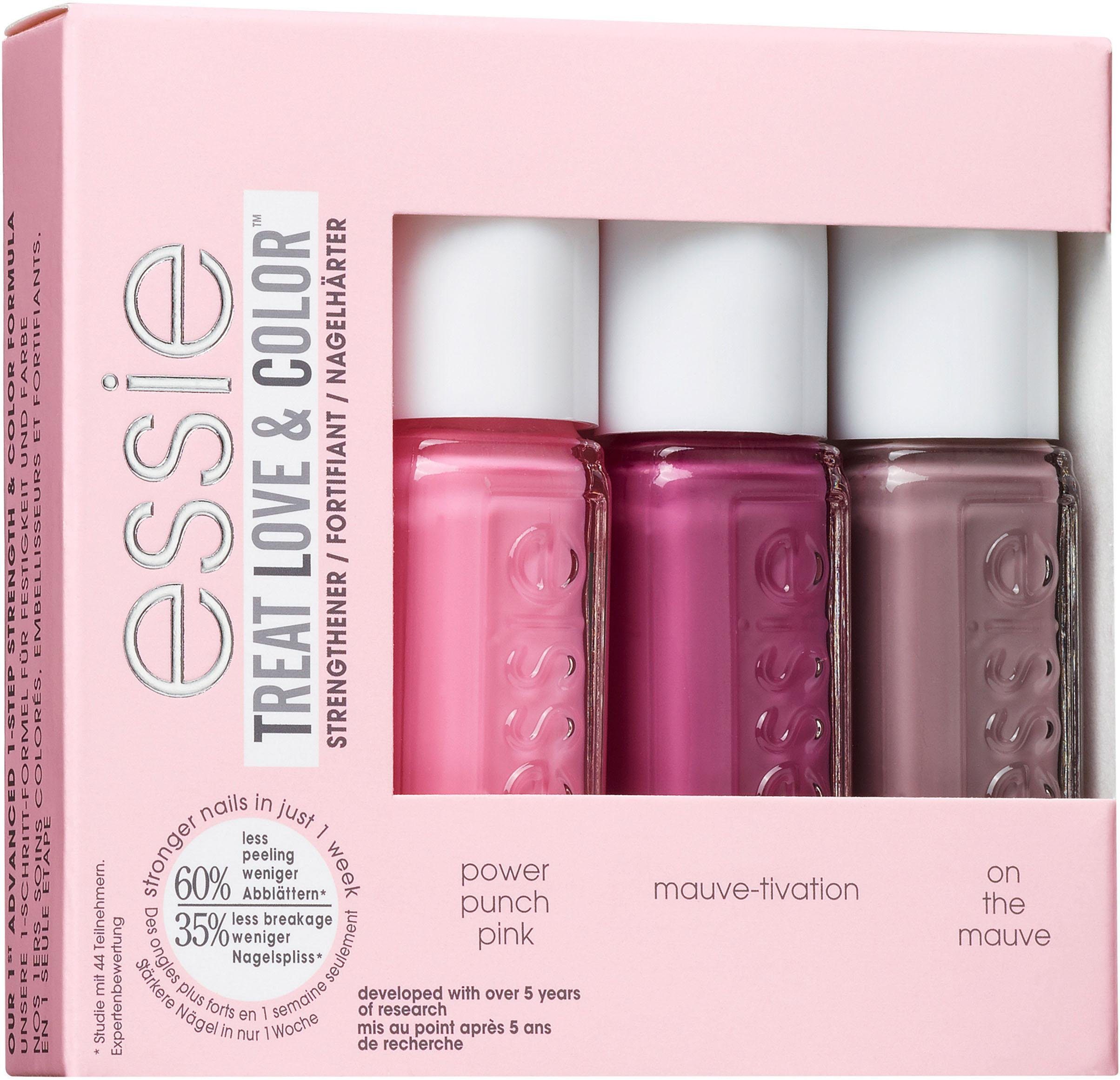 Essie Nagellack Set Treat Love Color Power Punch Pink Mauve Tivation On The Mauve Mini 3 Tlg Online Kaufen Otto