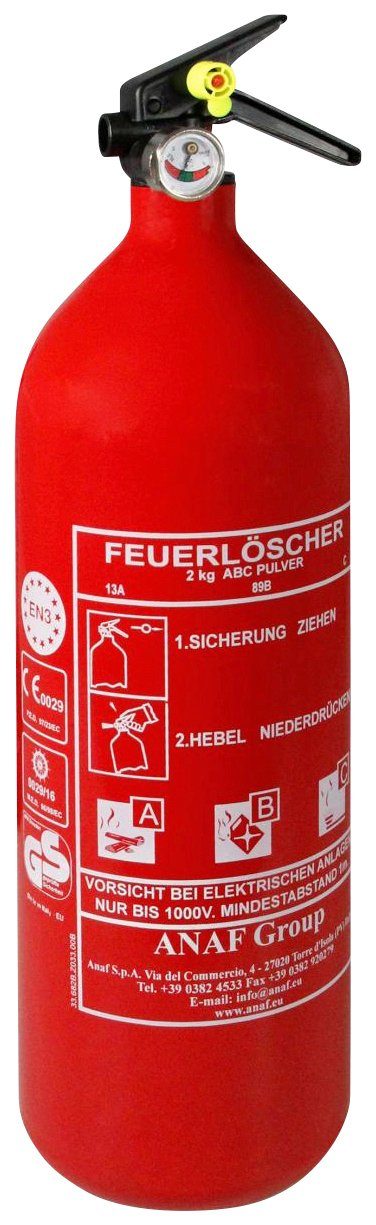 HELO24 Pulver-Feuerlöscher 2 x 1kg A1