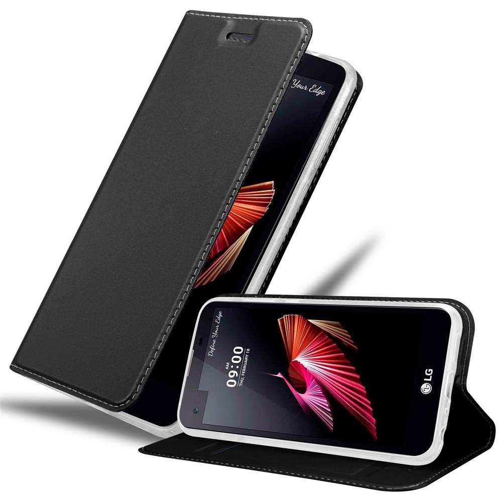 Cadorabo Handyhülle für LG X SCREEN Hülle LG X SCREEN, Schutzhülle Hülle mit Standfunktion, Magnetverschluss und Kartenfach