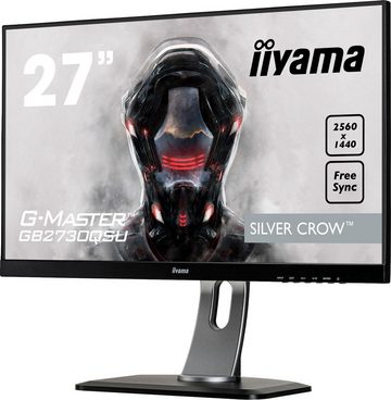 Iiyama GB2730QSU Gaming-LED-Monitor (68,5 cm/27 ", 2560 x 1440 px, WQHD, 1 ms Reaktionszeit, 75 Hz, TN LED)