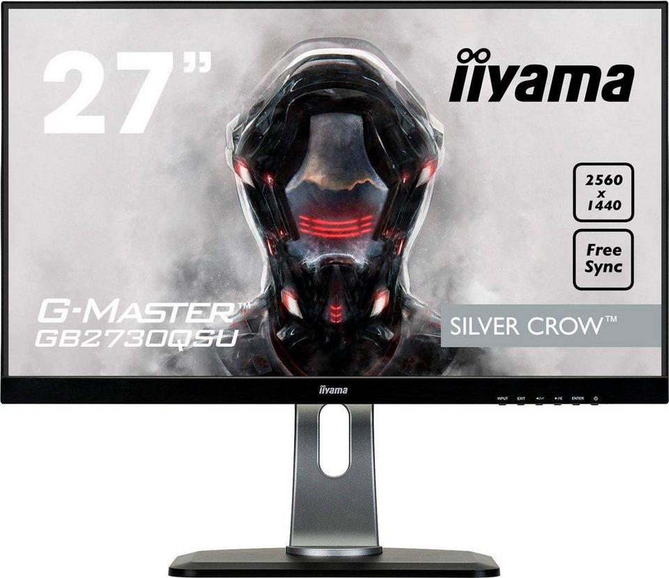 Iiyama GB2730QSU Gaming-LED-Monitor (2560 x 1440 Pixel, WQHD, 1 ms
