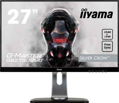 Iiyama GB2730QSU Gaming-LED-Monitor (68,5 cm/27 ", 2560 x 1440 px, WQHD, 1 ms Reaktionszeit, 75 Hz, TN LED)