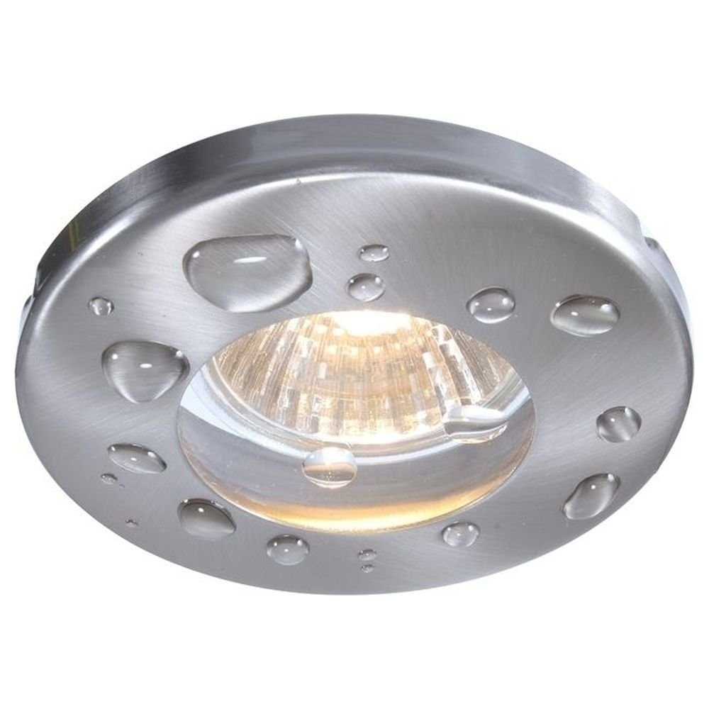 Deko-Light Einbauleuchte Deckeneinbauring in Silber und Transparent IP44, keine Angabe, Leuchtmittel enthalten:, warmweiss, Einbaustrahler, Einbauleuchte