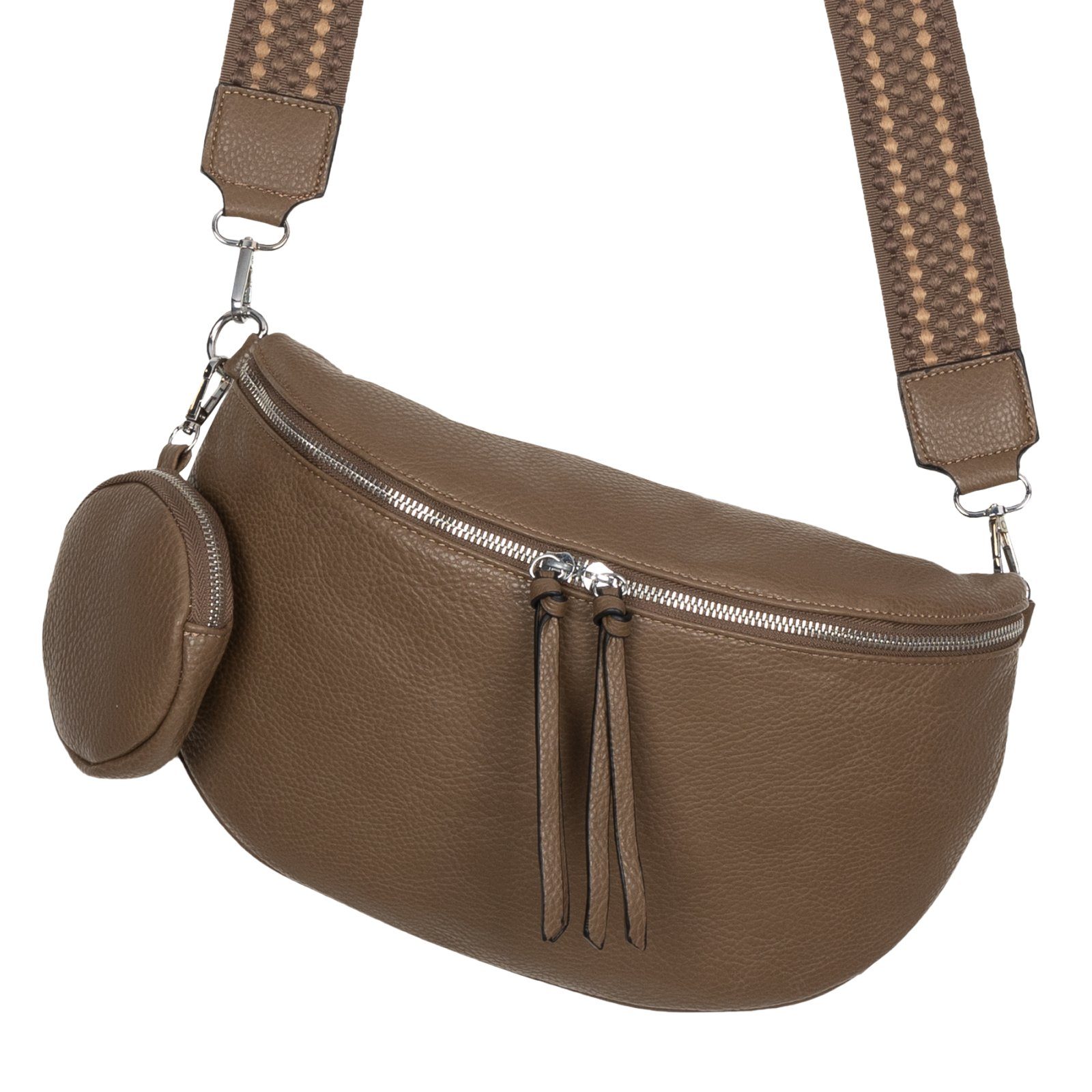 EAAKIE Gürteltasche Bauchtasche Umhängetasche Crossbody-Bag Kunstleder günstig online kaufen