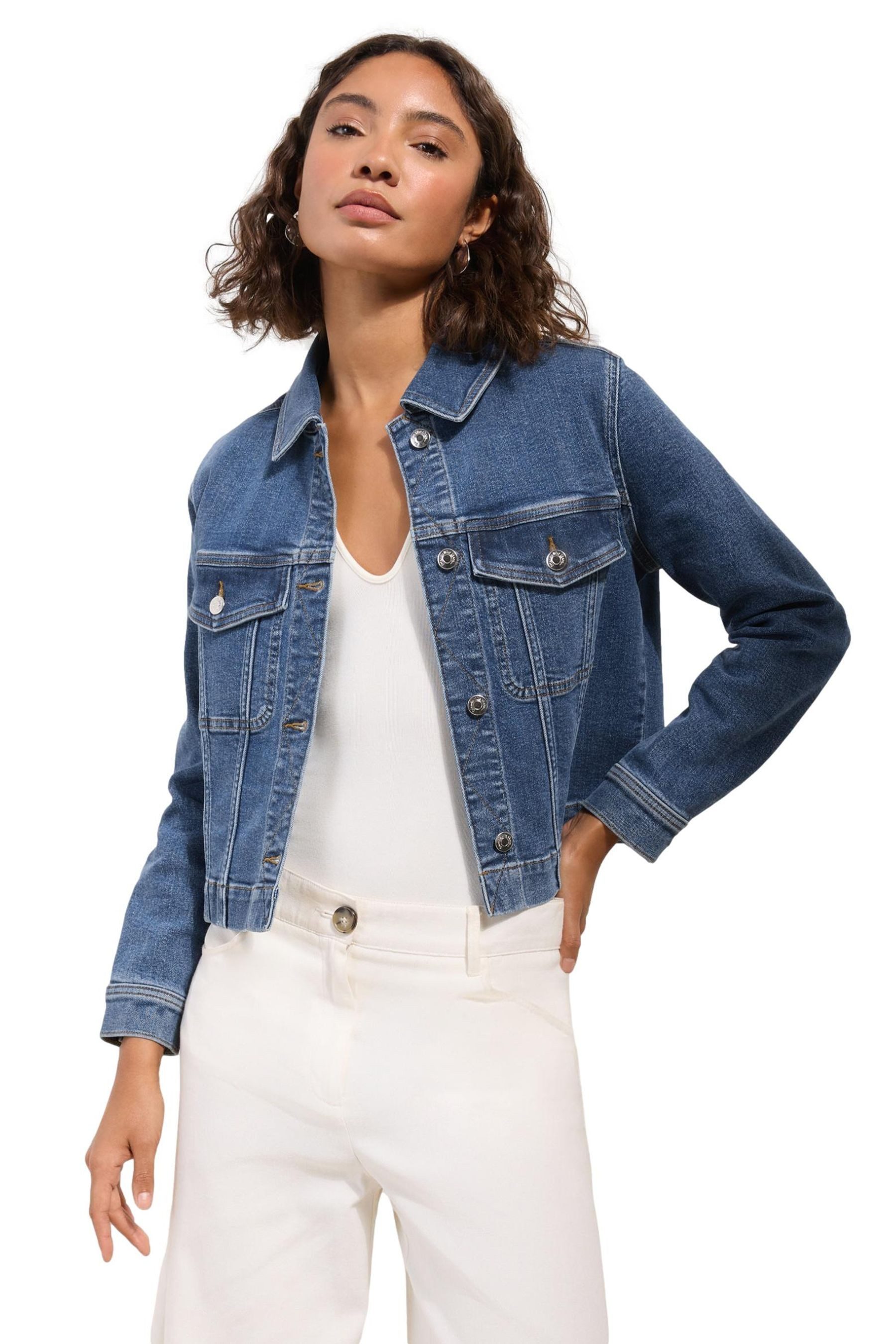 Jeansjacke Friends Like These Denim-Jacke mit Kragen