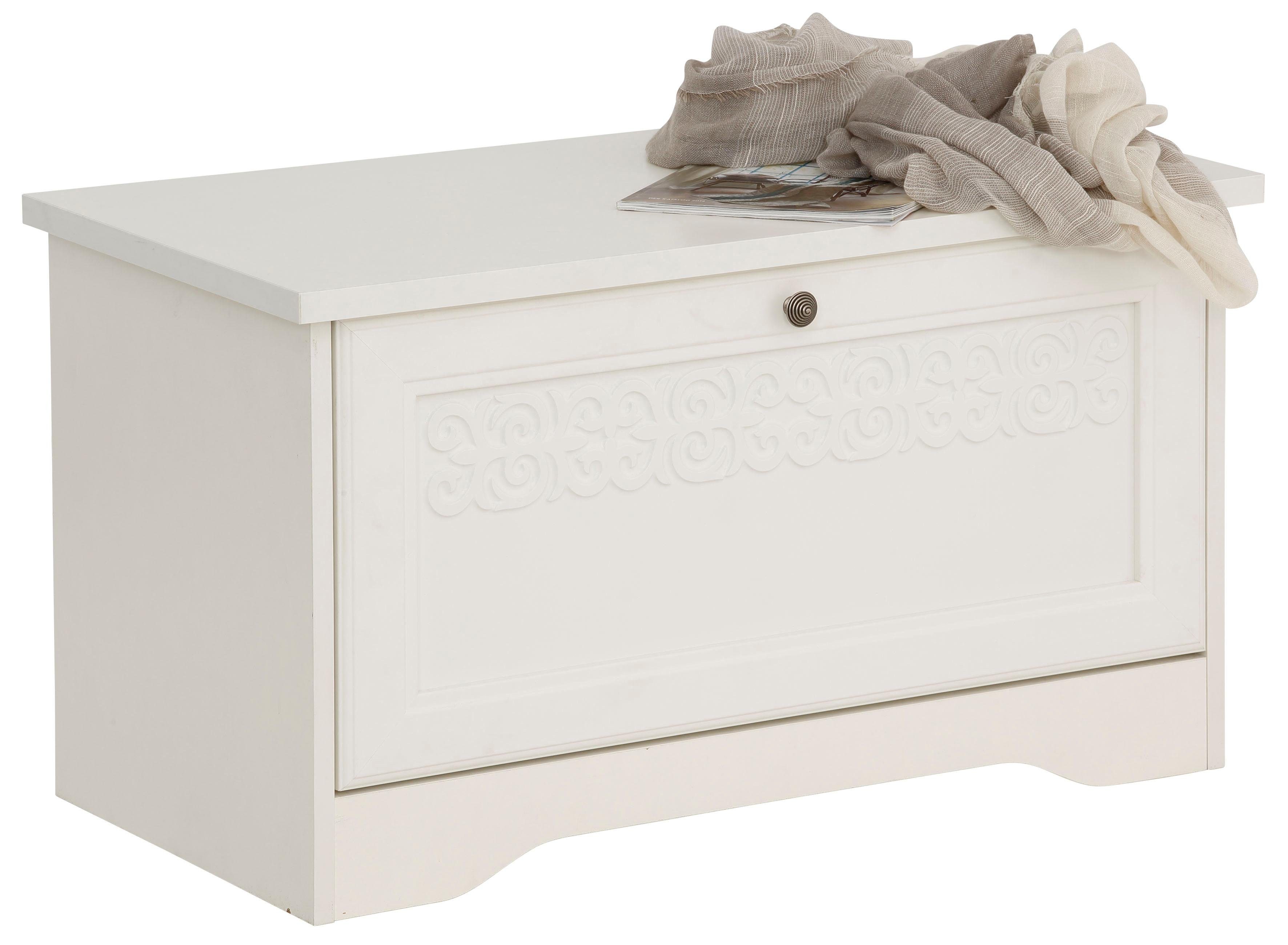 HOME AFFAIRE Bank LUCY mit dekorativen Ornamenten verziert