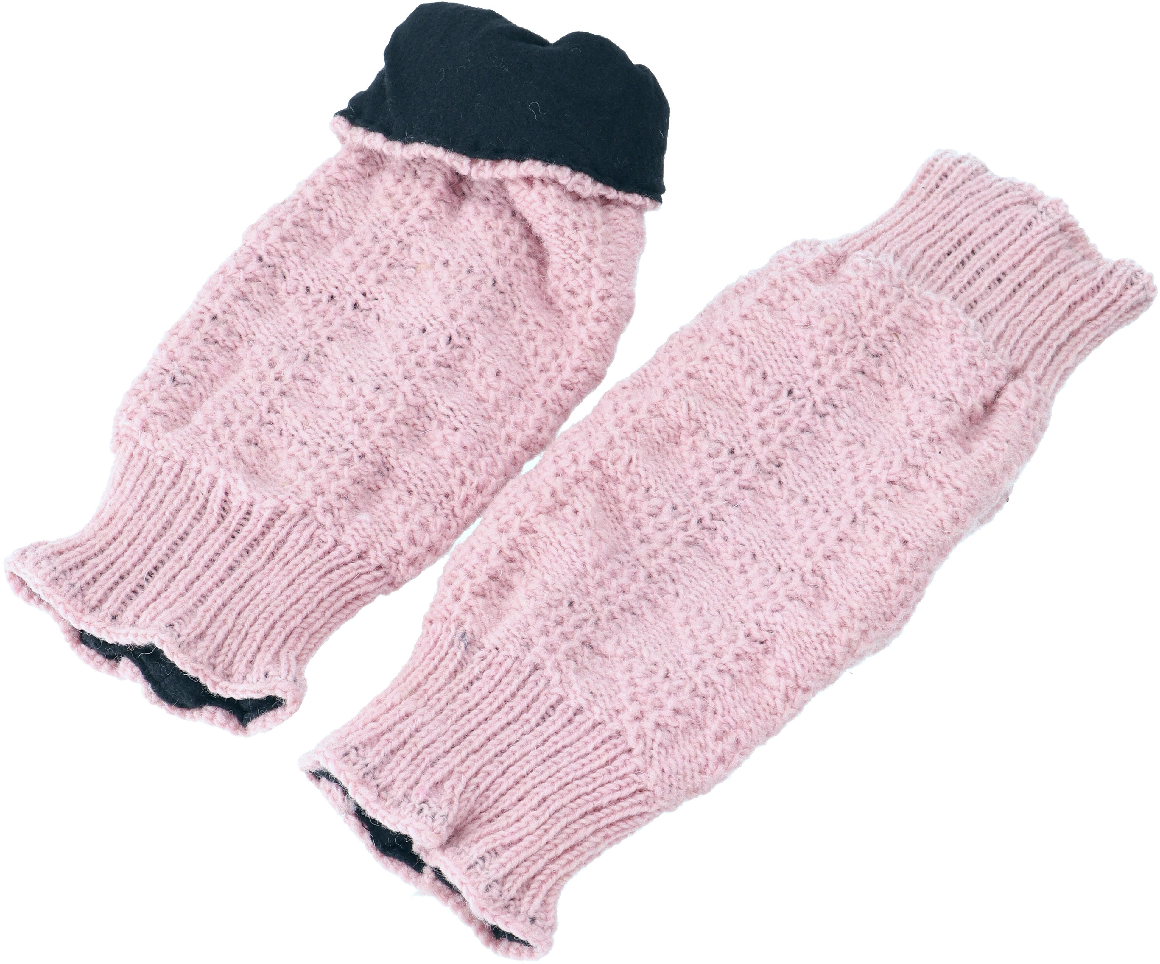 Guru-Shop Haussocken Warme Beinstulpen, Wollstulpen, Strickstulpen..