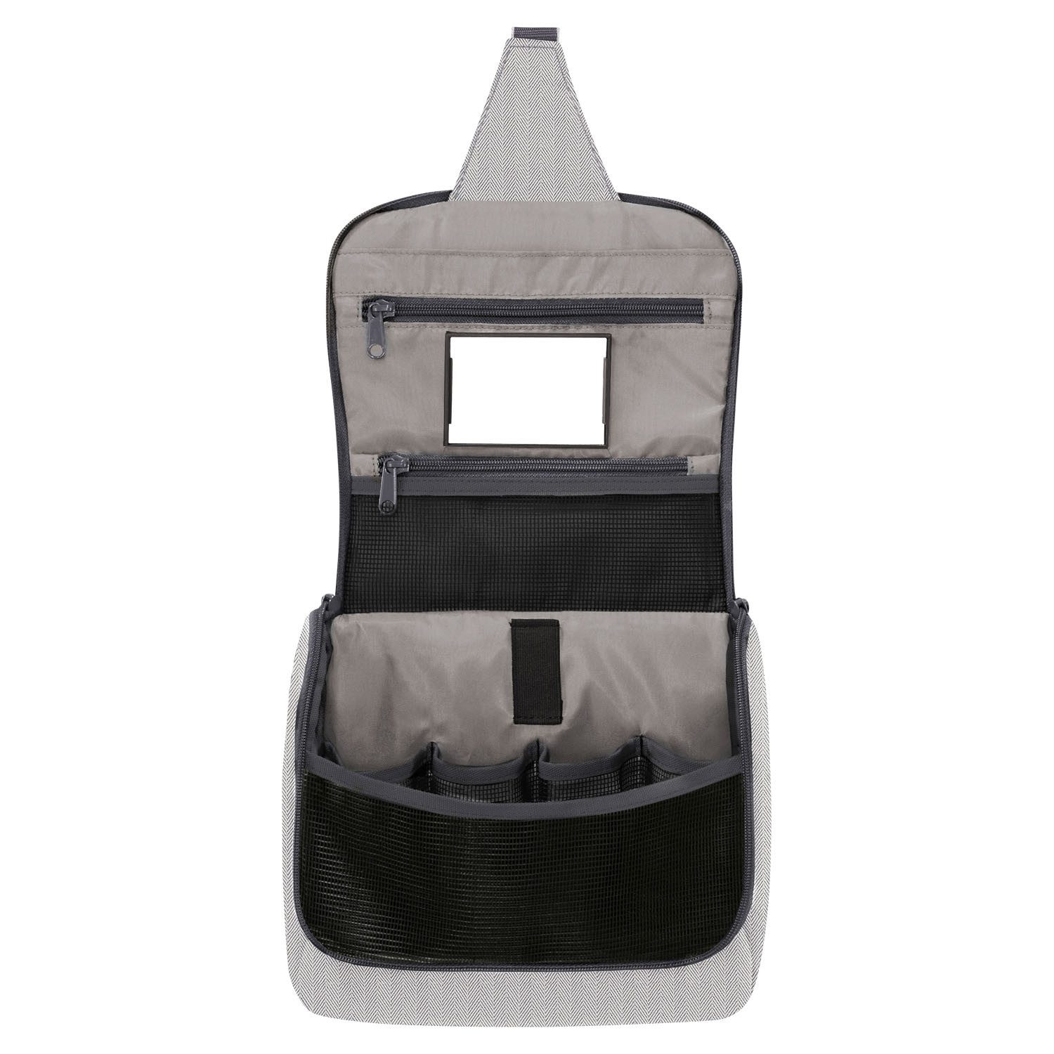 REISENTHEL® Kulturbeutel TOILETBAG, 3 Liter, Grau, Schwarz, Polyester, Wasserabweisend