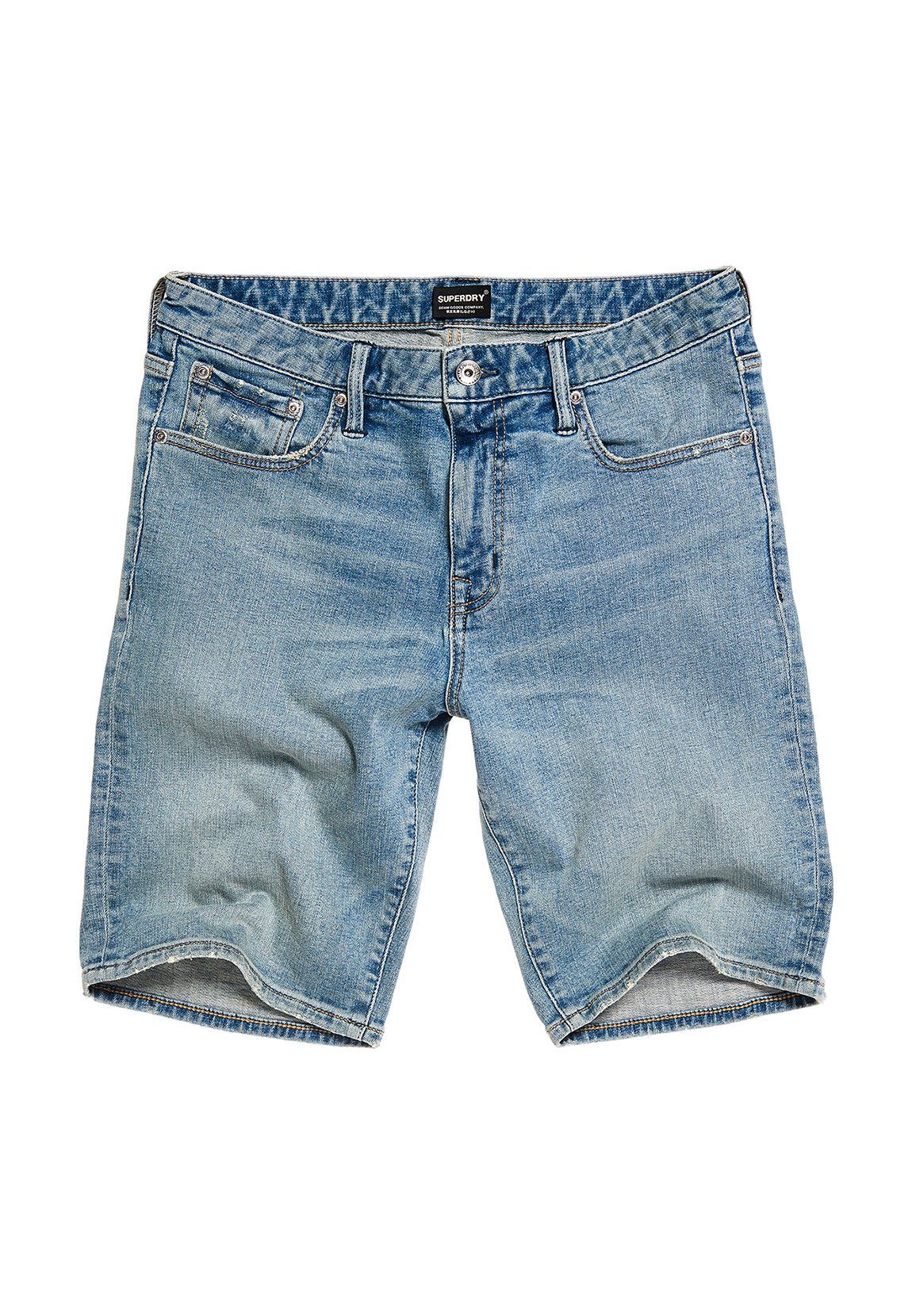 Superdry Sporthose Superdry Shorts Herren TYLER SLIM SHORT El Passo Vintage Blue