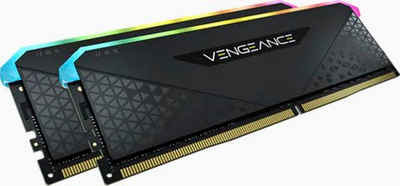 Corsair »VENGEANCE® RGB RS 16 GB (2 x 8 GB) DDR4 DRAM 3.200 MHz C16-Speicherkit« PC-Arbeitsspeicher