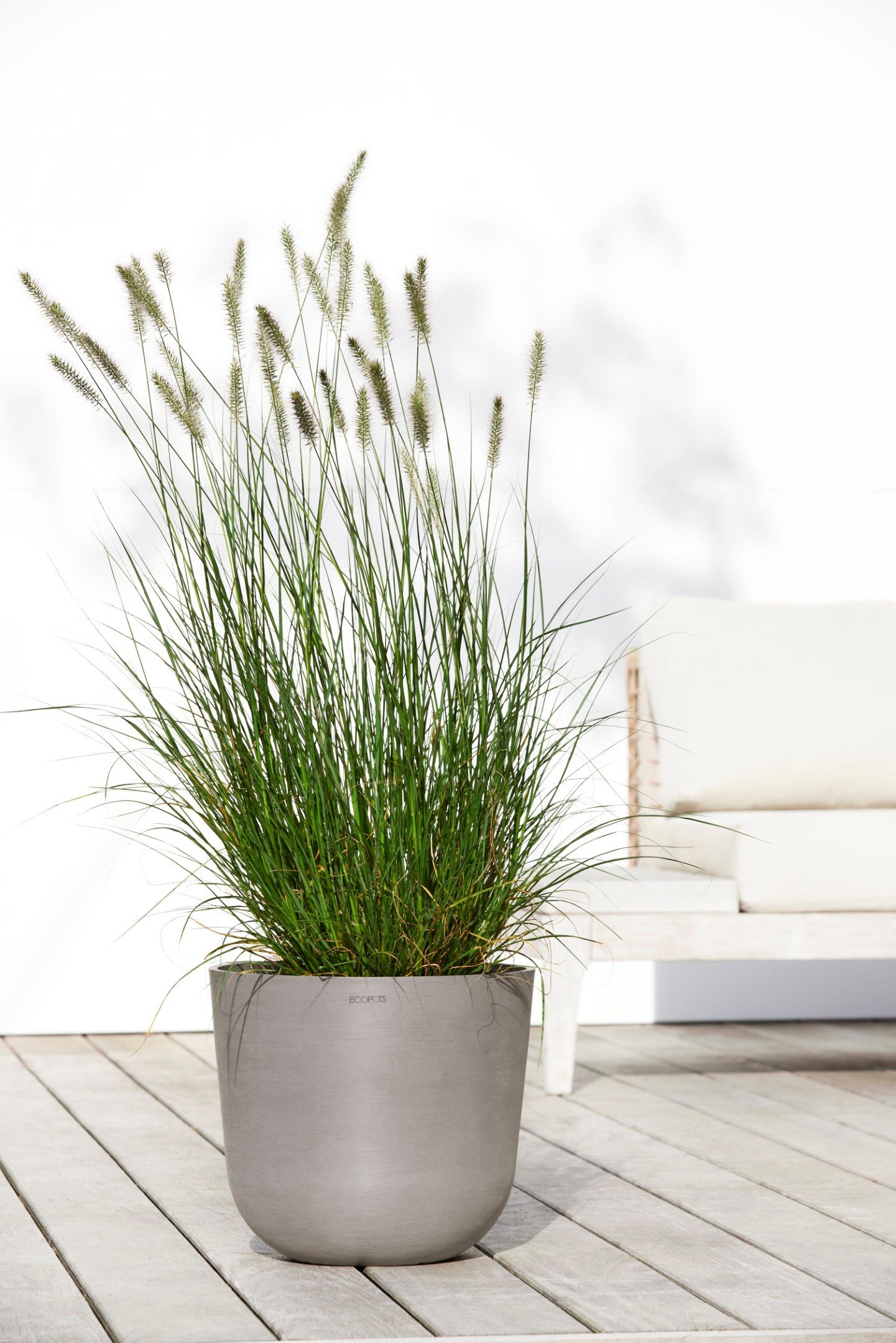 ECOPOTS Blumentopf Oslo 35 Taupe, für innen und außen: frostsicher, bruchsi günstig online kaufen