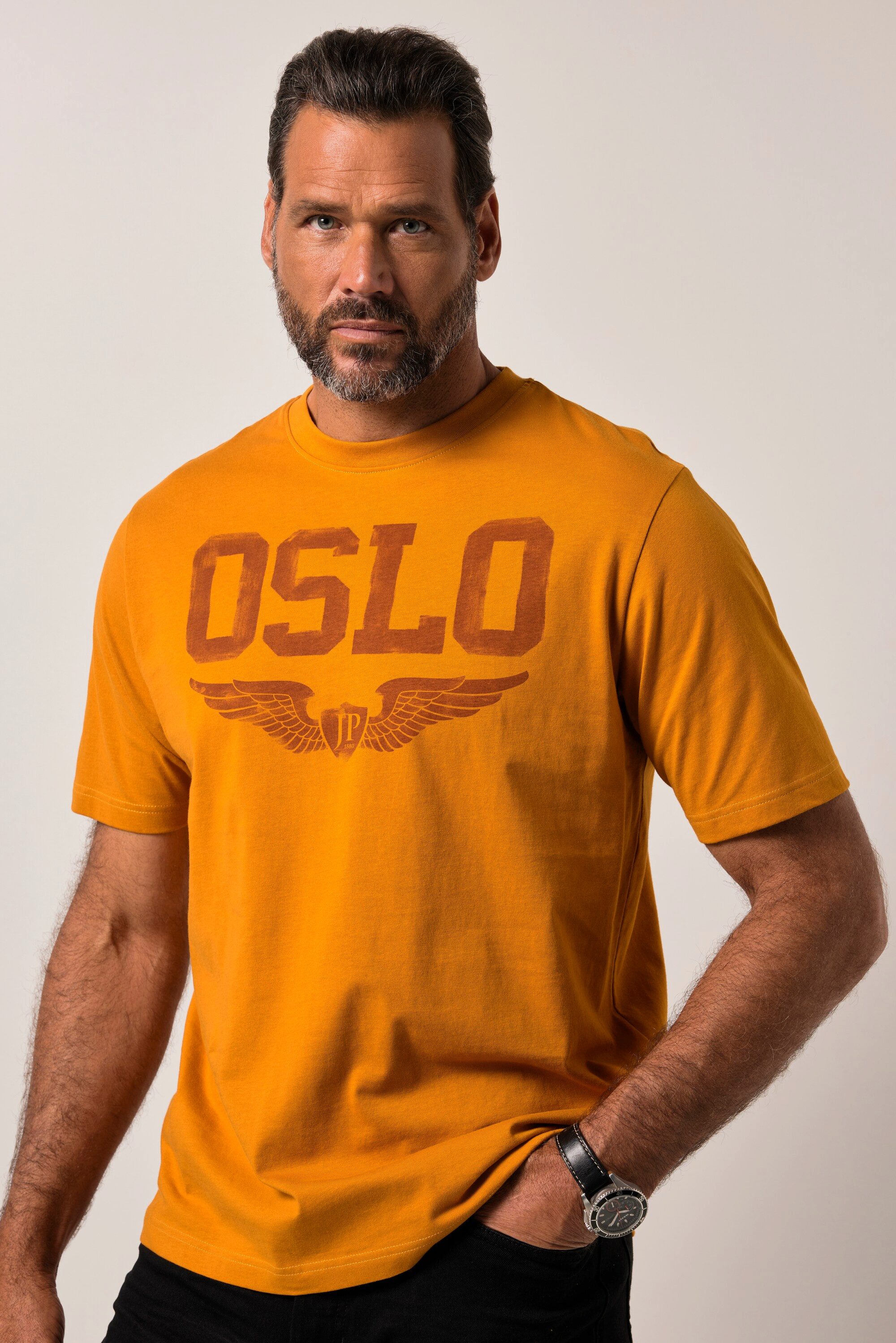 T-Shirt T-Shirt Halbarm Brustprint