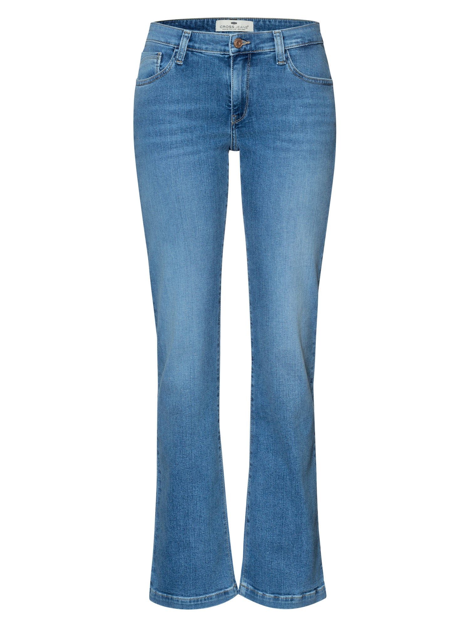CROSS JEANS® Stretch-Jeans CROSS JEANS LAUREN mid blue H485-027