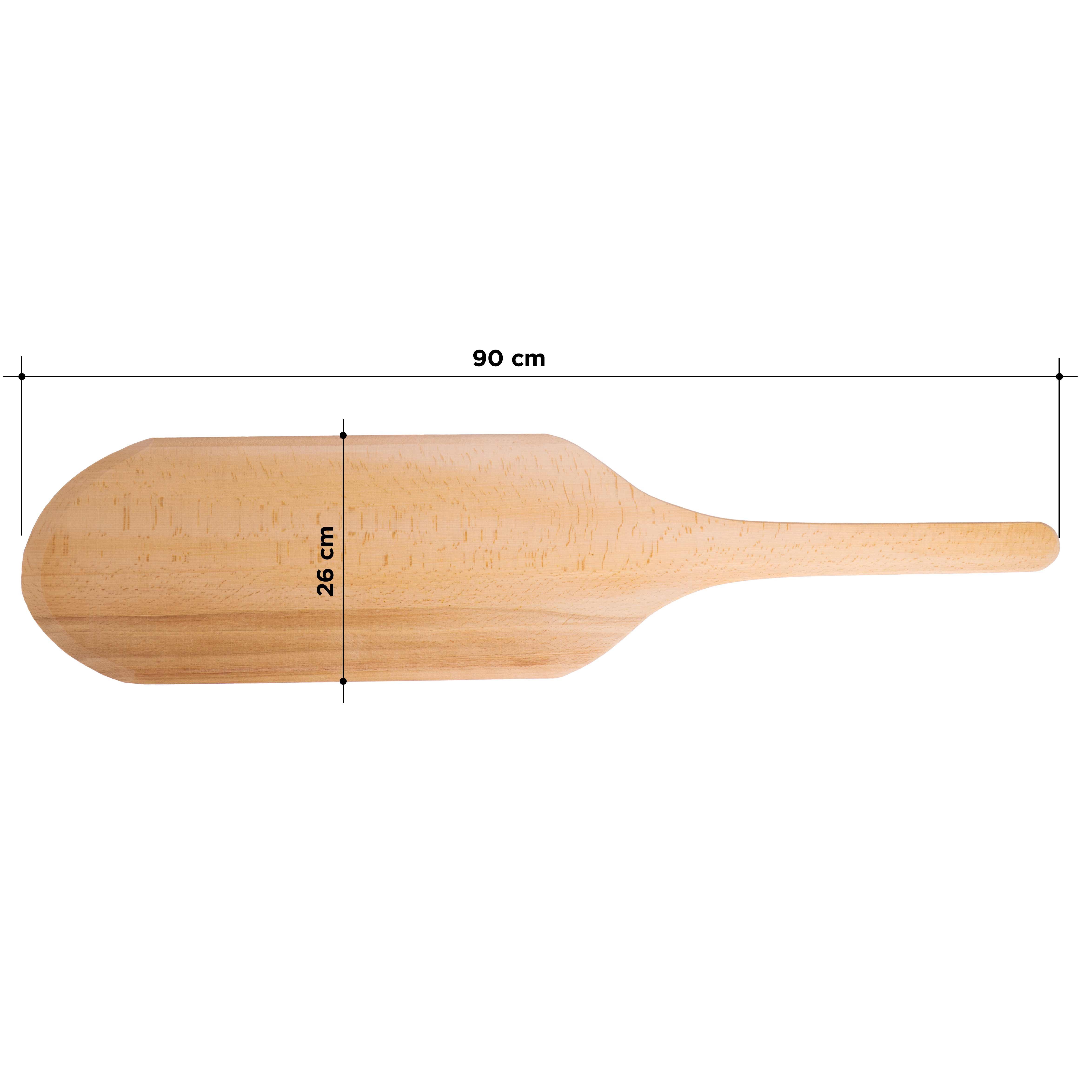Gastronics Pizzaschieber Pideschaufel aus Holz einteilig Premium Line
