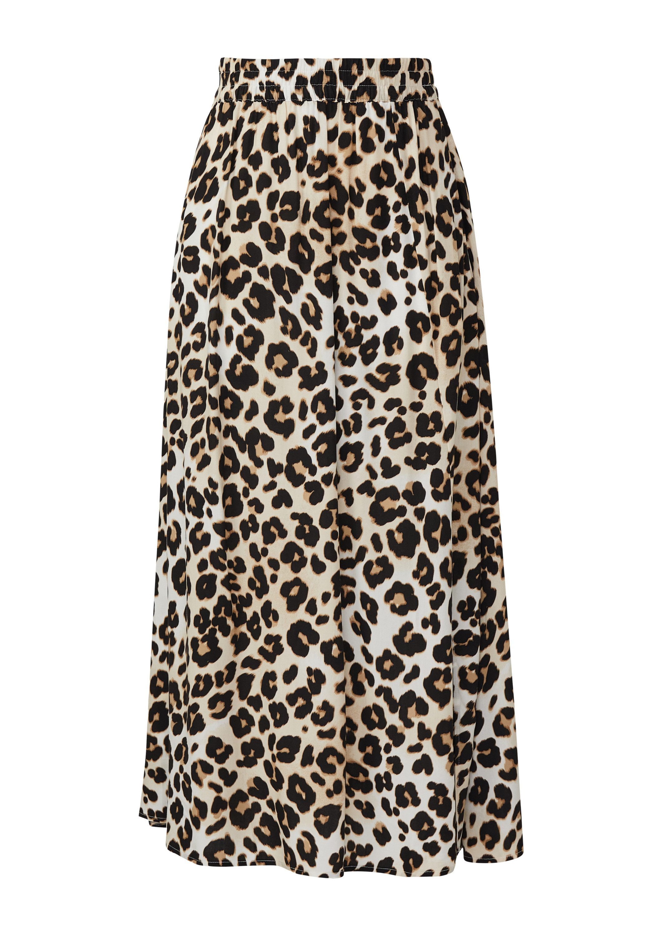 s.Oliver Midirock Rock Midirock mit Leoprint und Seitenschlitz