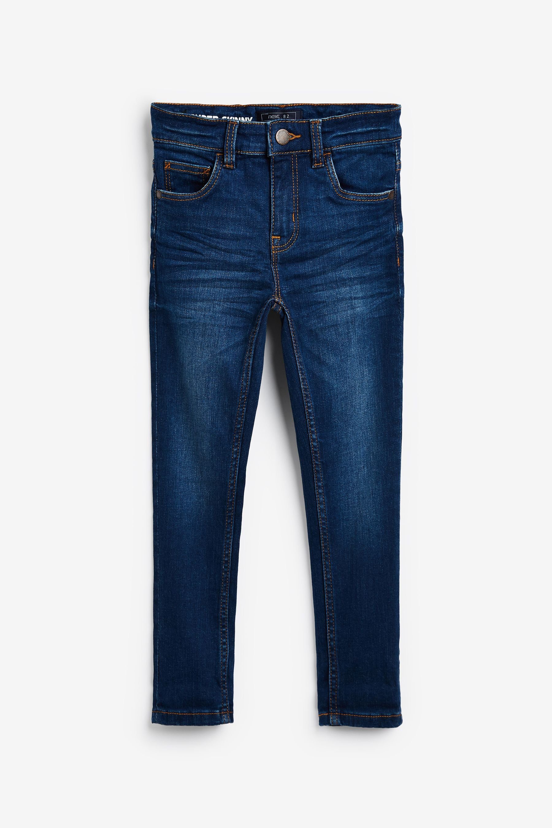 im Skinny-fit-Jeans Blue Super-Skinny-Fit Next (1-tlg) Five-Pocket-Jeans