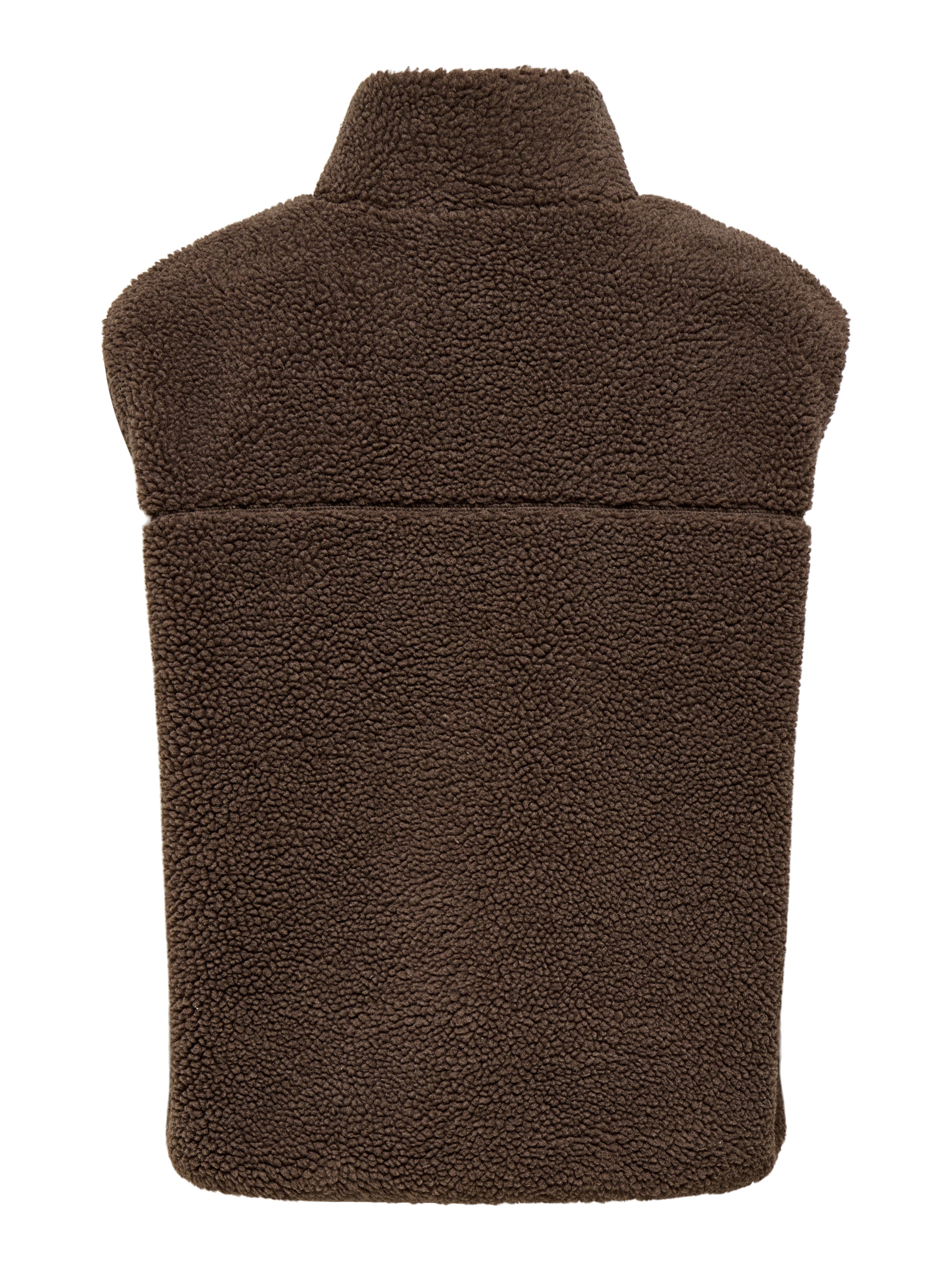 ONLY Plüschweste ONLBABY TEDDY HIGH ZIP VEST PNT NOOS Kunstfaser, Teddyplüsch-Qualität