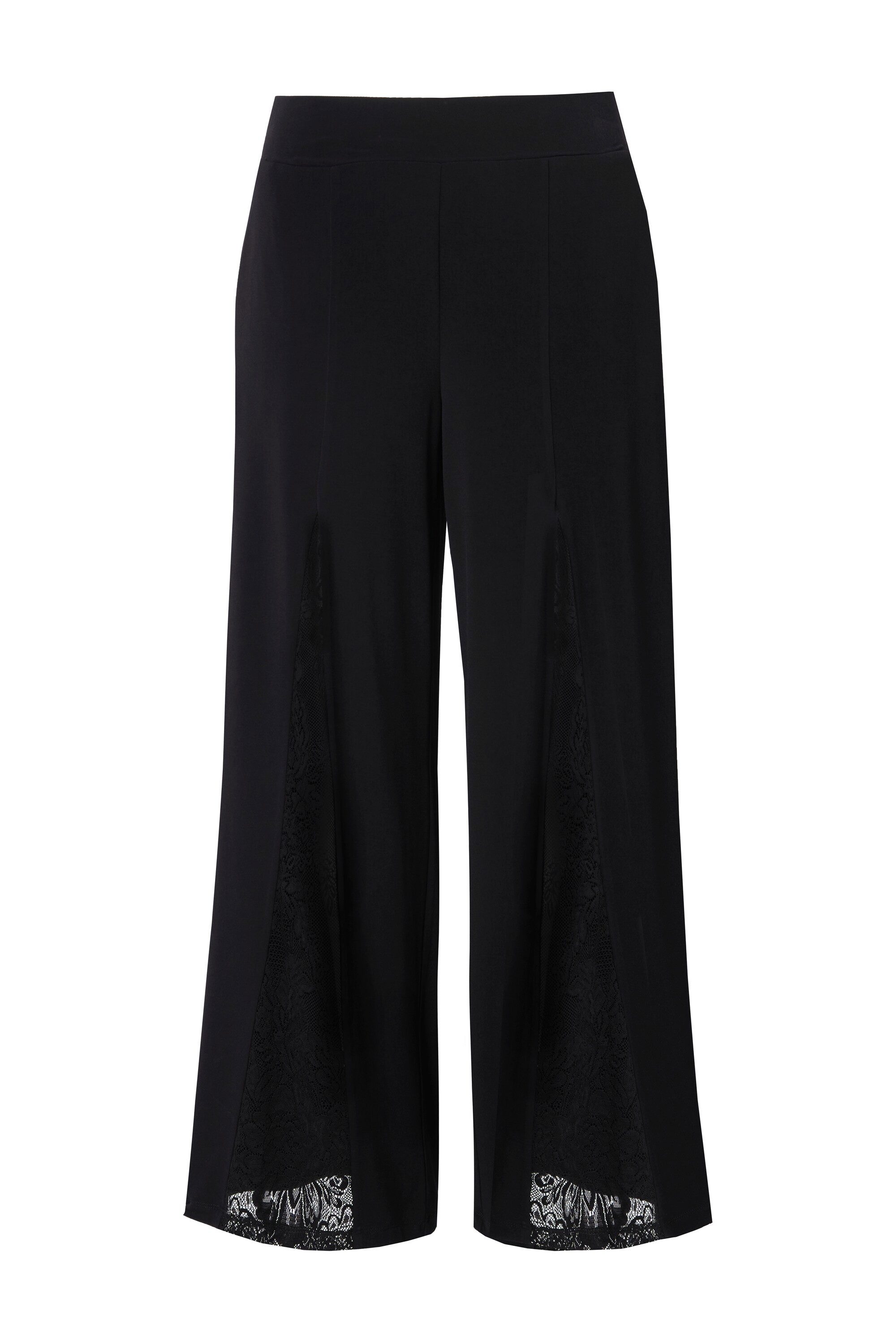 MIAMODA Schlupfhose Hose weit und gerade Spitzeneinsatz günstig online kaufen