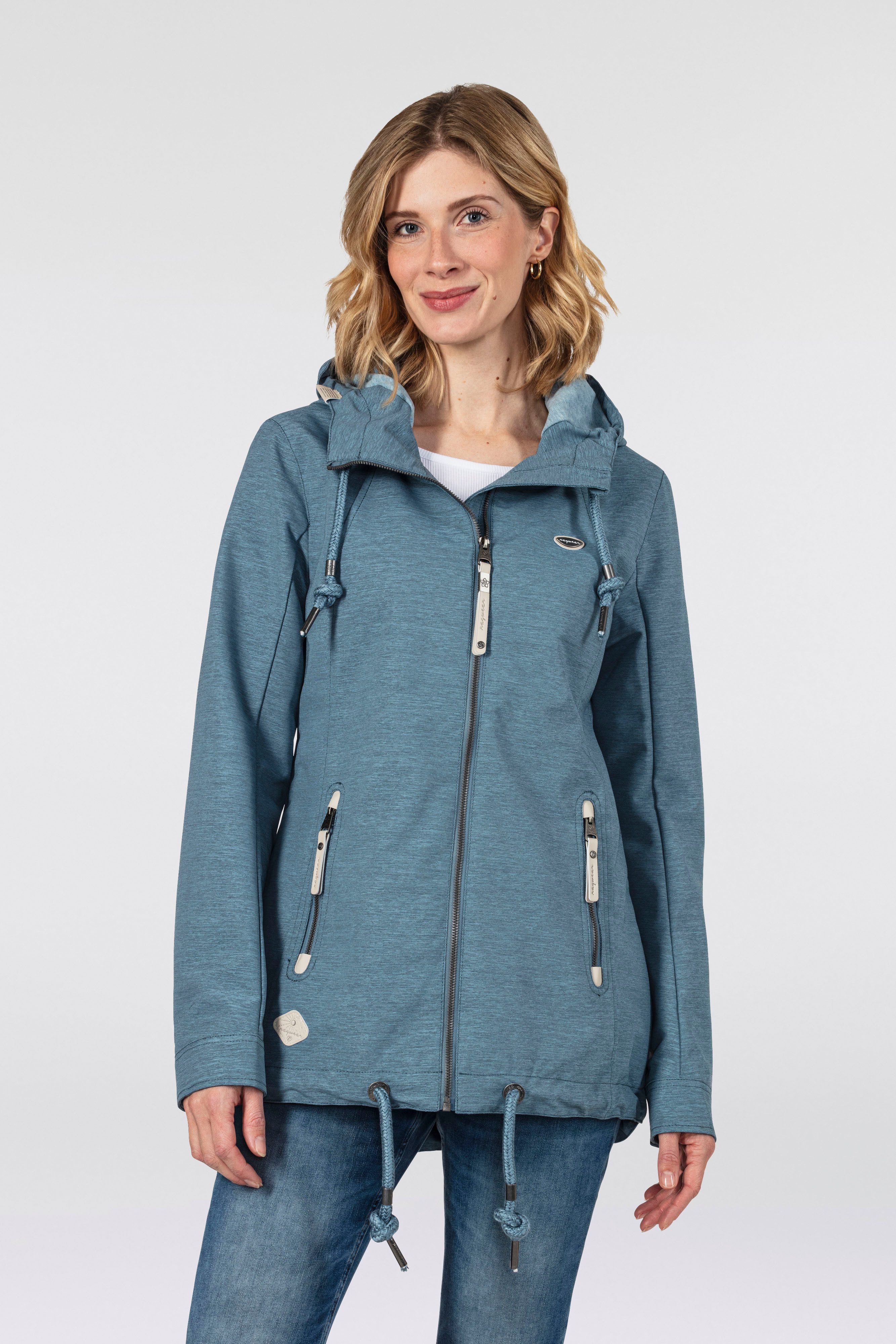 Ragwear Funktionsjacke ZUZKA stylische Übergangs-Outdoor-Jacke Water repellent coating