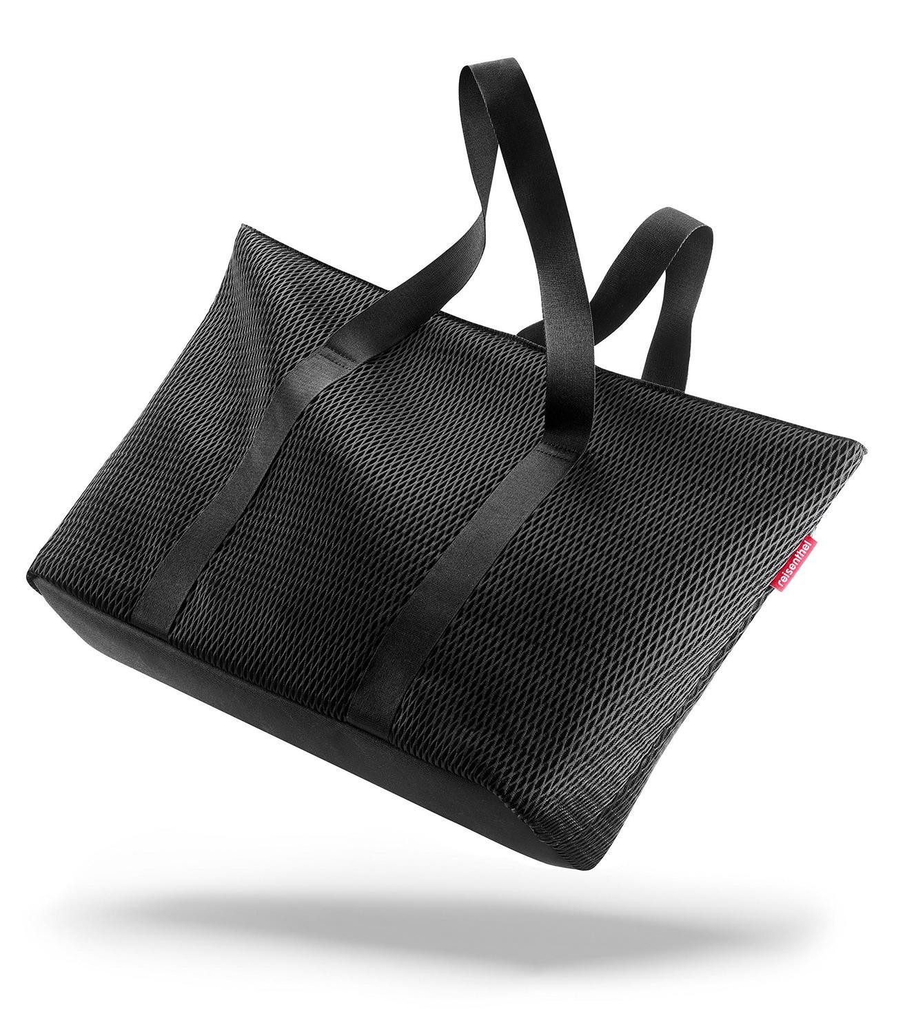 REISENTHEL® Tragetasche EXTRALITE SHOPPER, 35 Liter, Schwarz, Mesh, Polyester, Wasserabweisend, B 46 x H 40 x T 20 cm