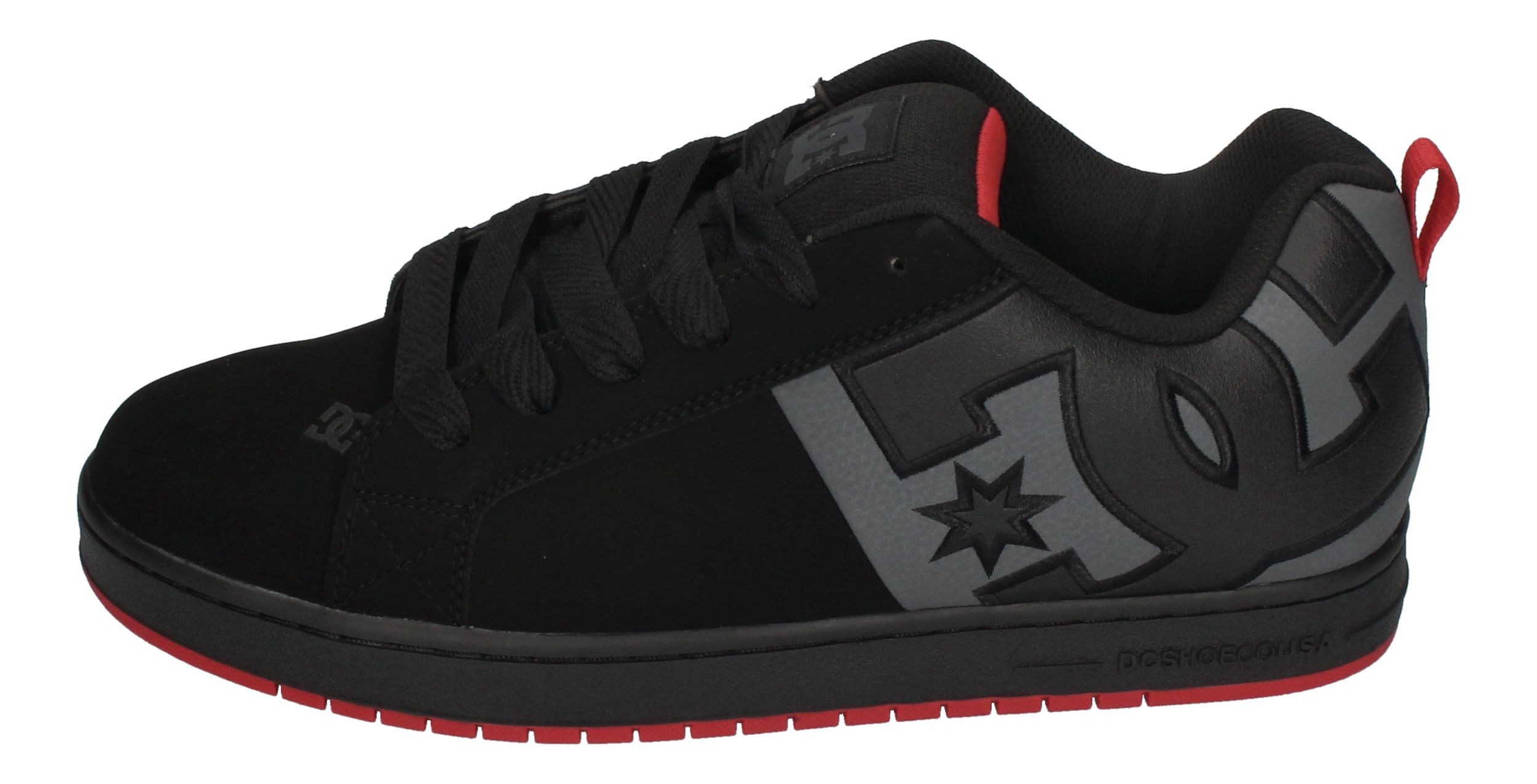 DC Shoes Court Graffik ADYS100442 Skateschuh Black Grey Red