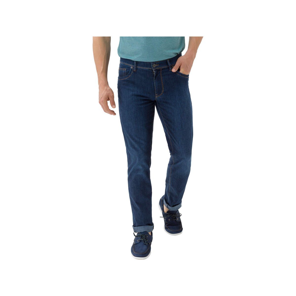 Brax 5-Pocket-Jeans dunkel-blau (1-tlg)