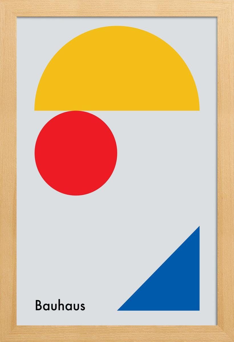 (1 Holzrahmen, Poster Poster einem Juniqe Galeriequalität Rand cm in weißen mit breiten, St), JUNIQE Fine-Art-Print 1 mit