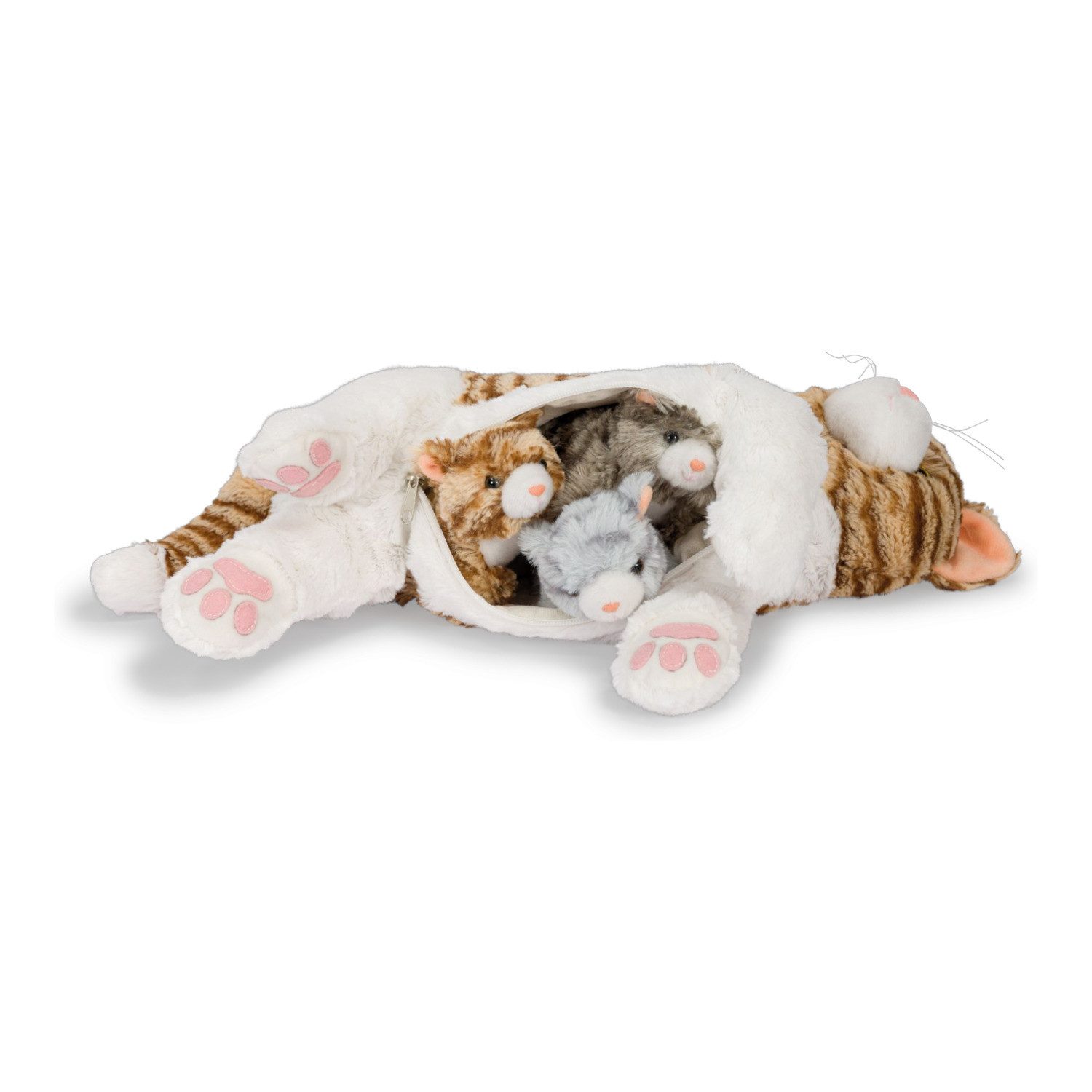 NOXXIEZ Kuscheltier Katzen-Mama mit Babys Kuscheltier Noxxiez Kitten Stofft günstig online kaufen
