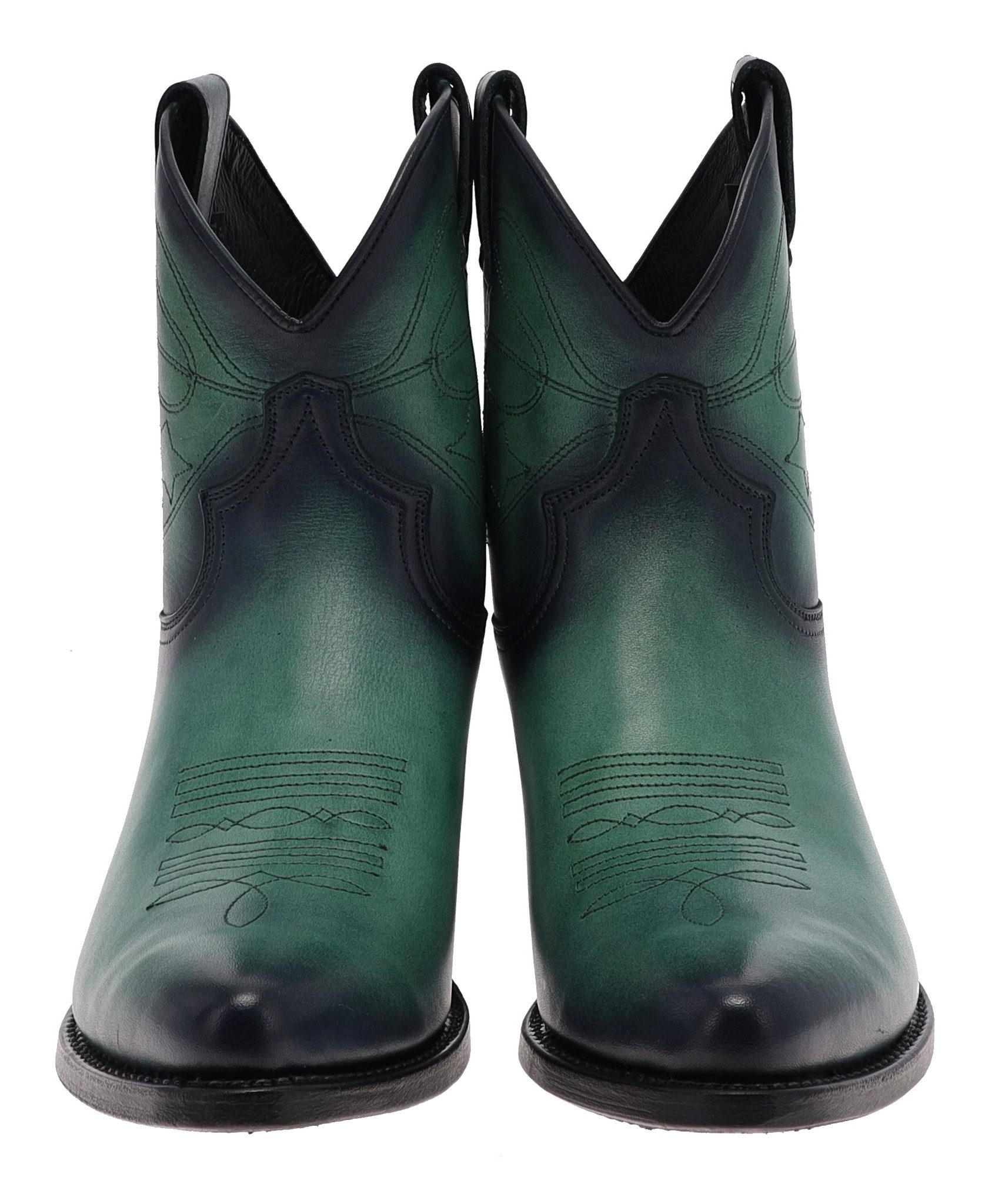 Mayura Boots 2374 Grün Westernstiefelette Rahmengenähte Damenstiefelette